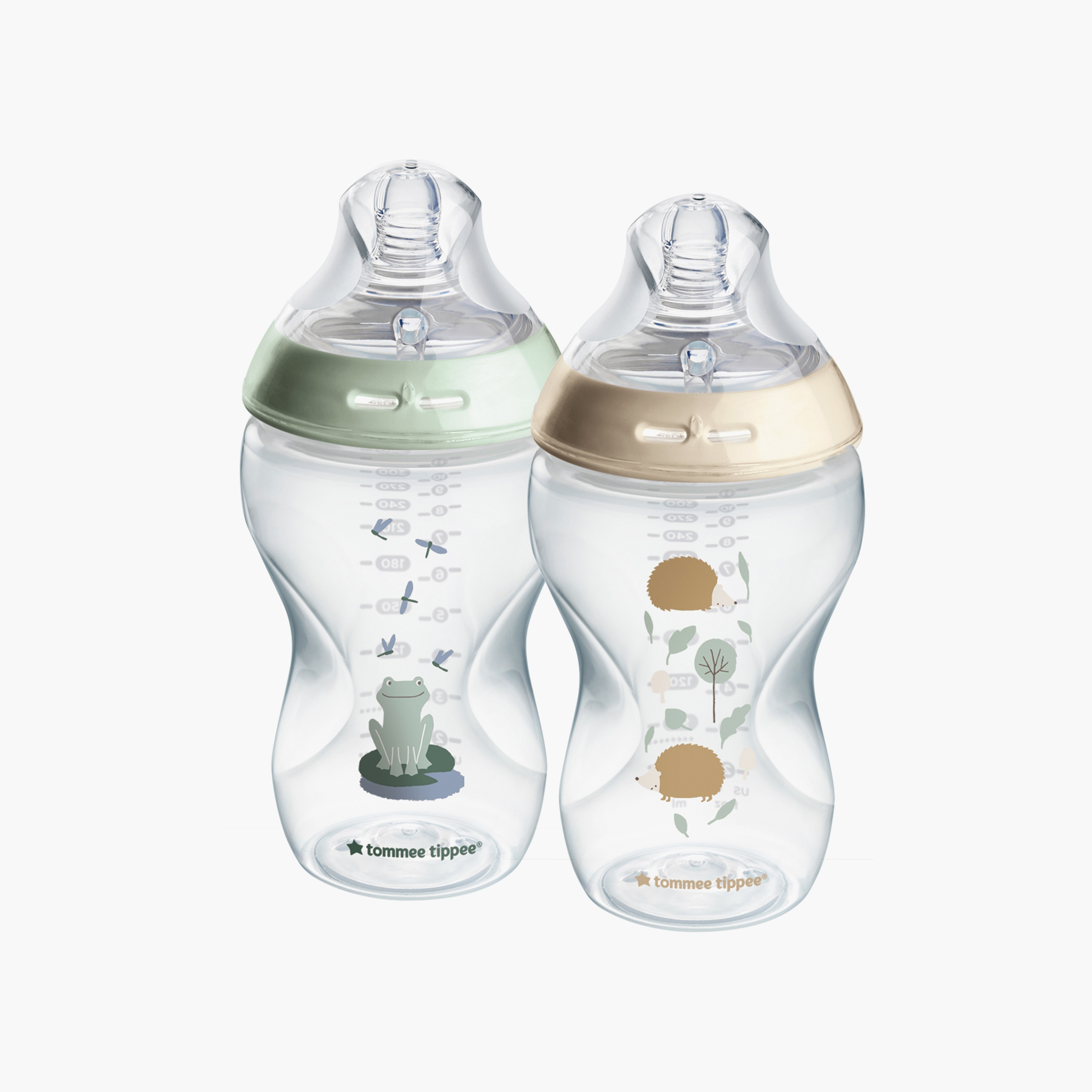 زجاجات الرضاعة كلوزر تو نيتشر من تومي تيبي، قطعتين، 340 مل-baby-feeding-feedingbottles-bottlesandteats-image-1