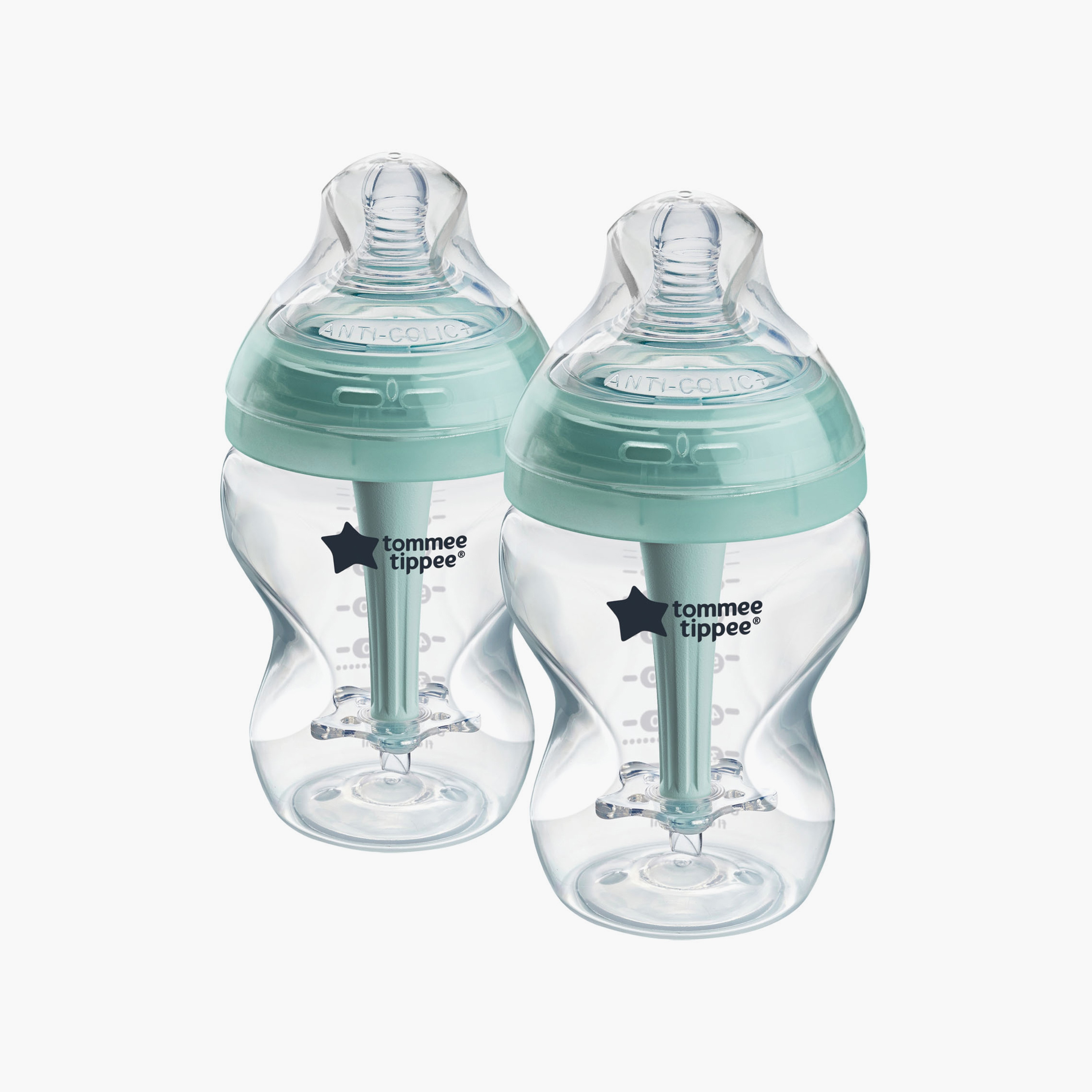 Tommee Tippee 2-Piece Advance Anti-Colic Feeding Bottles - 260 ml-baby-feeding-feedingbottles-bottlesandteats-image-1