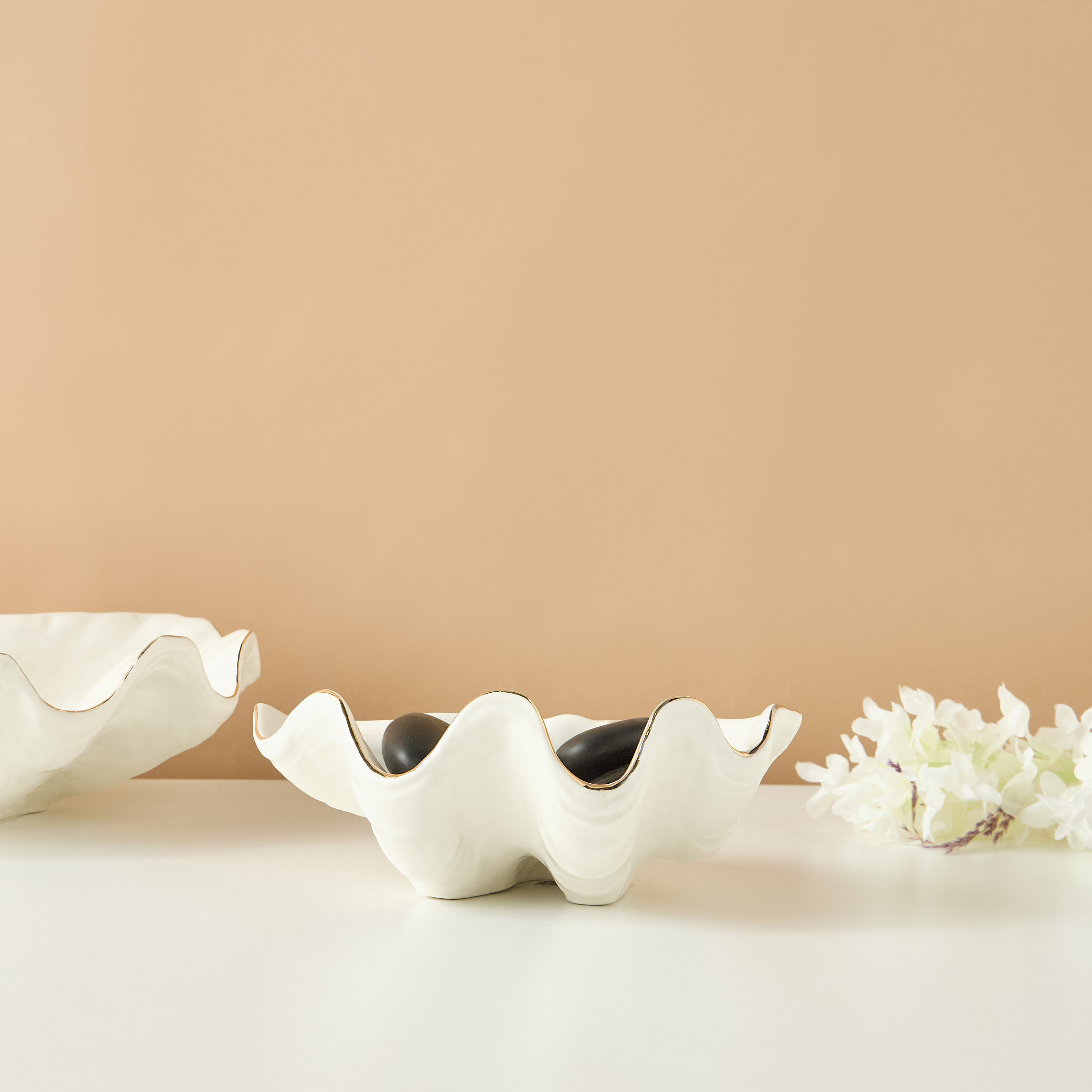 وعاء ديكور خزف - 20×15×7 سم-household-decor-vasesandbowls-image-1