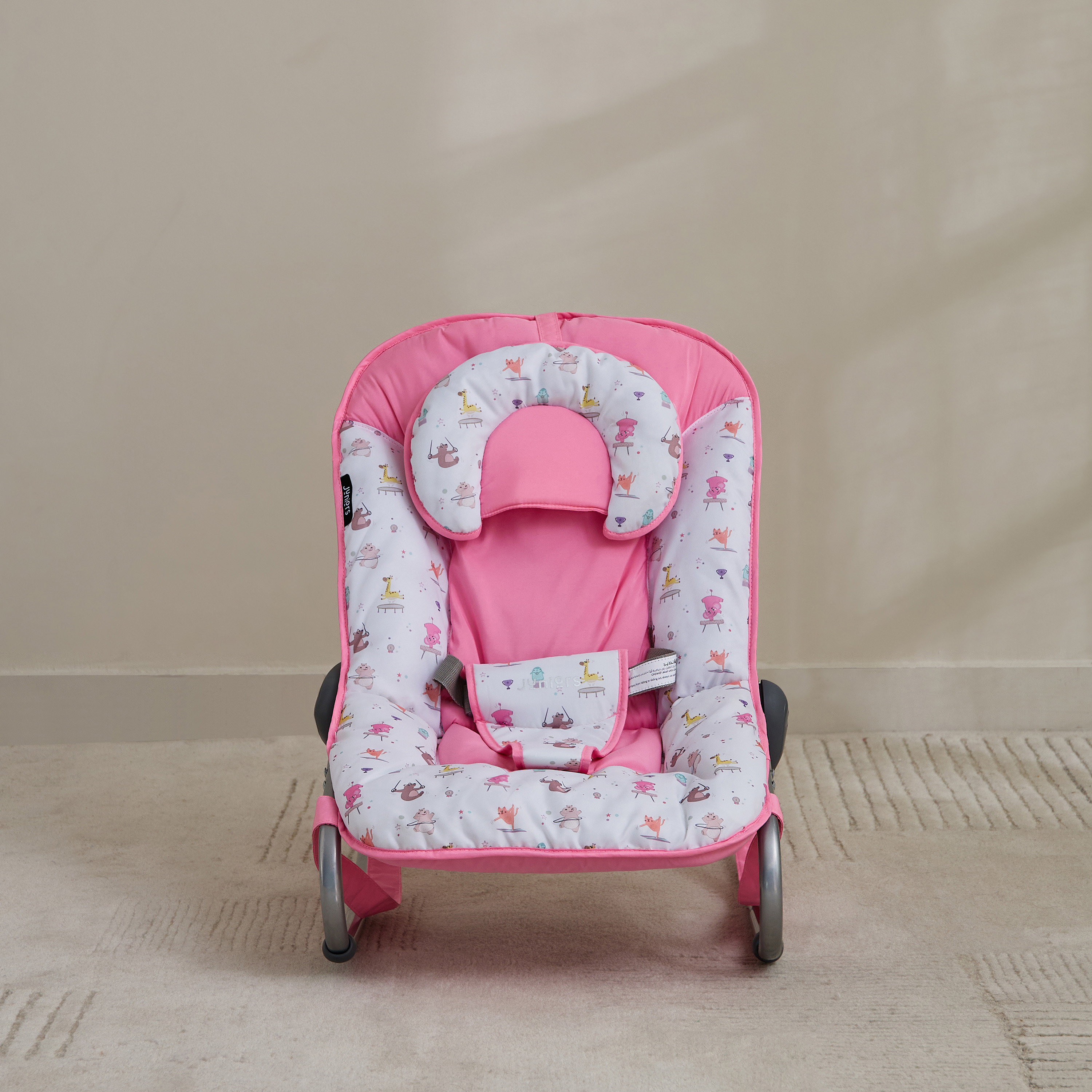 Juniors Brick Baby Rocker with Pillow-baby-infantactivity-rockers-image-2