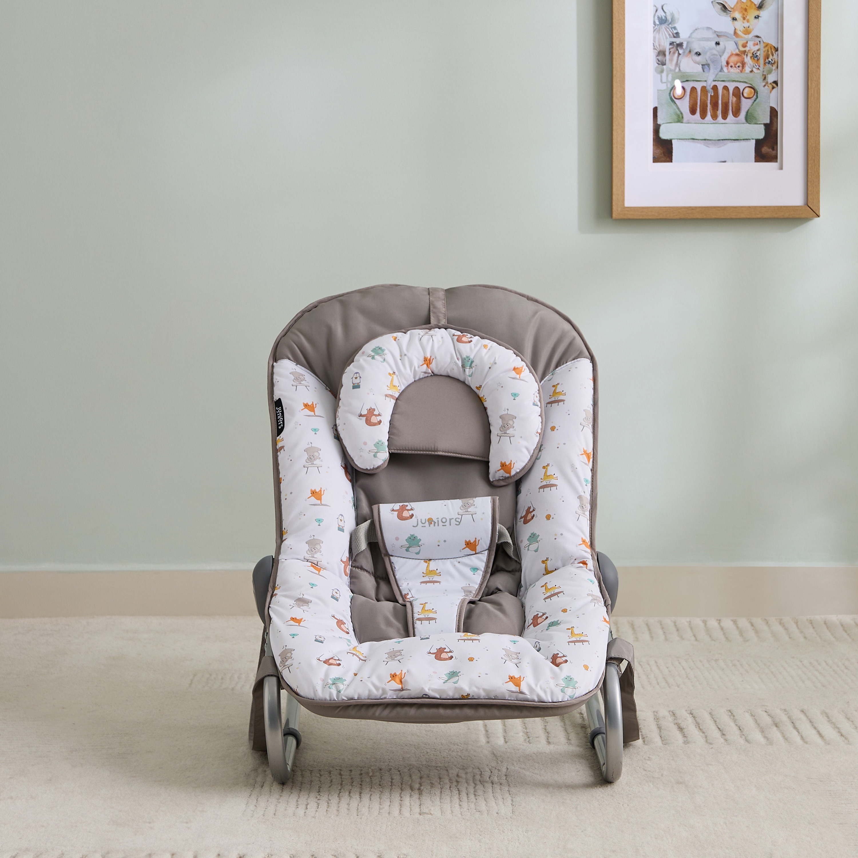 Juniors Brick Baby Rocker with Pillow-baby-infantactivity-rockers-image-2