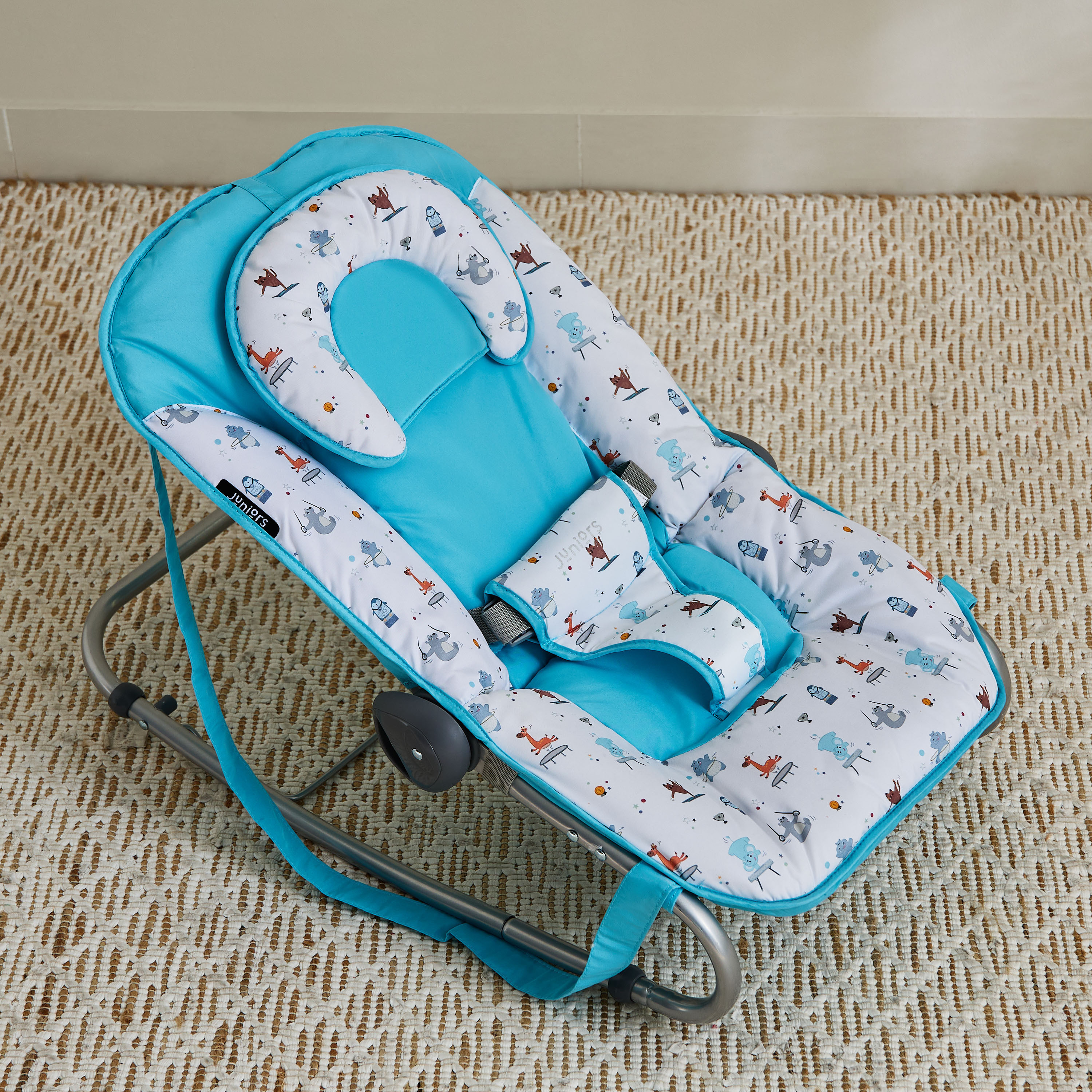 كرسي هزاز للأطفال بوسادة بريك من جونيورز-baby-infantactivity-rockers-image-3