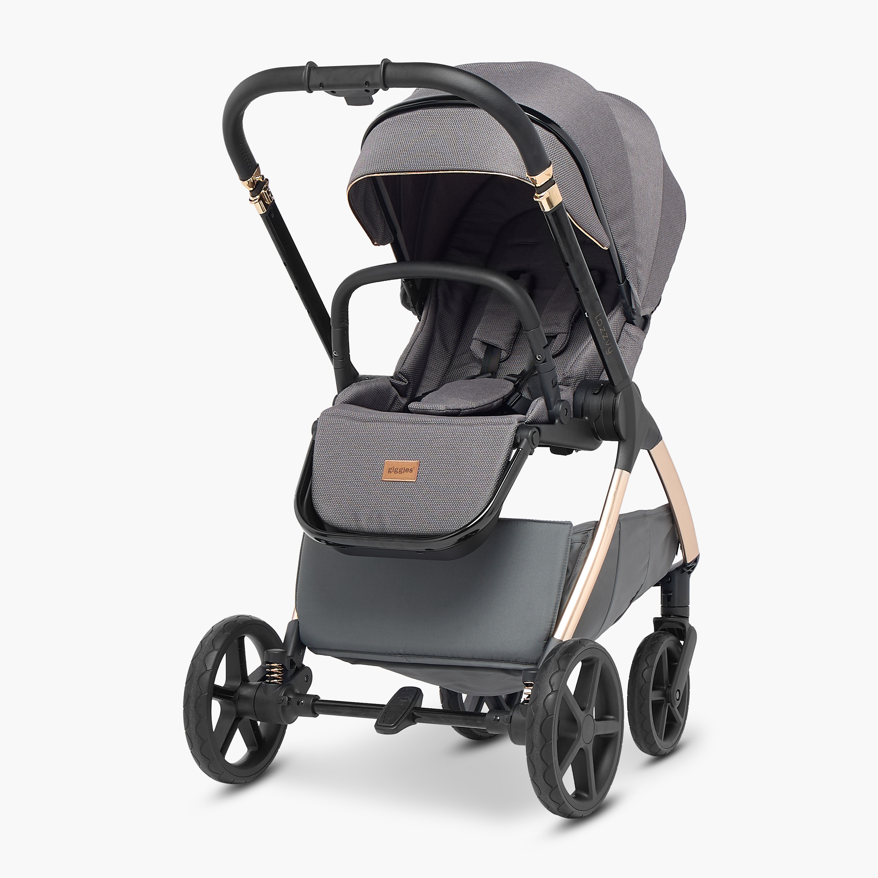 Giggles Lozzvy Baby Stroller with Sun Canopy and Storage Basket-baby-gear-strollersandprams-strollers-image-3