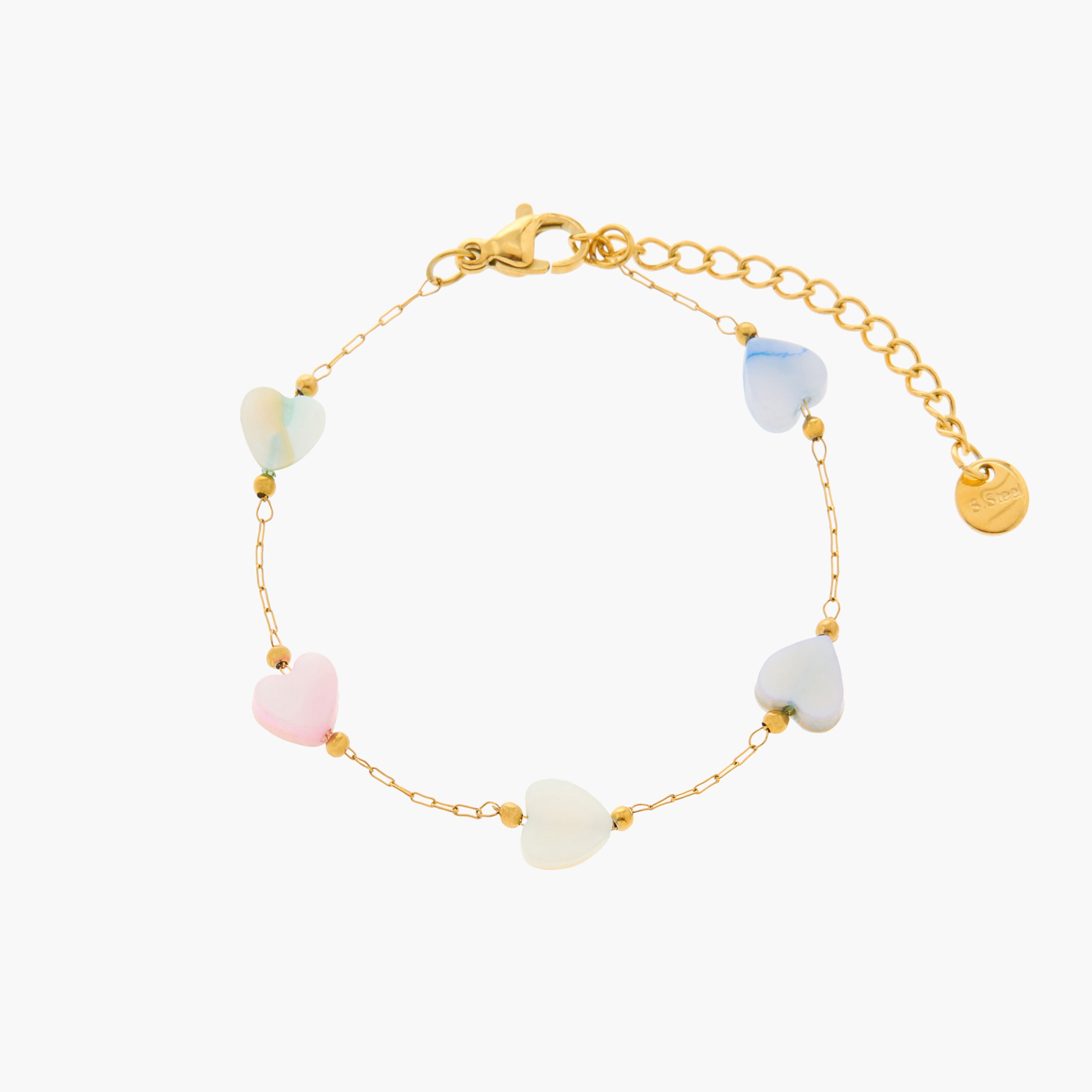 Charmz Heart Embellished Necklace and Bracelet Set-girls-accessories-jewellery-image-3