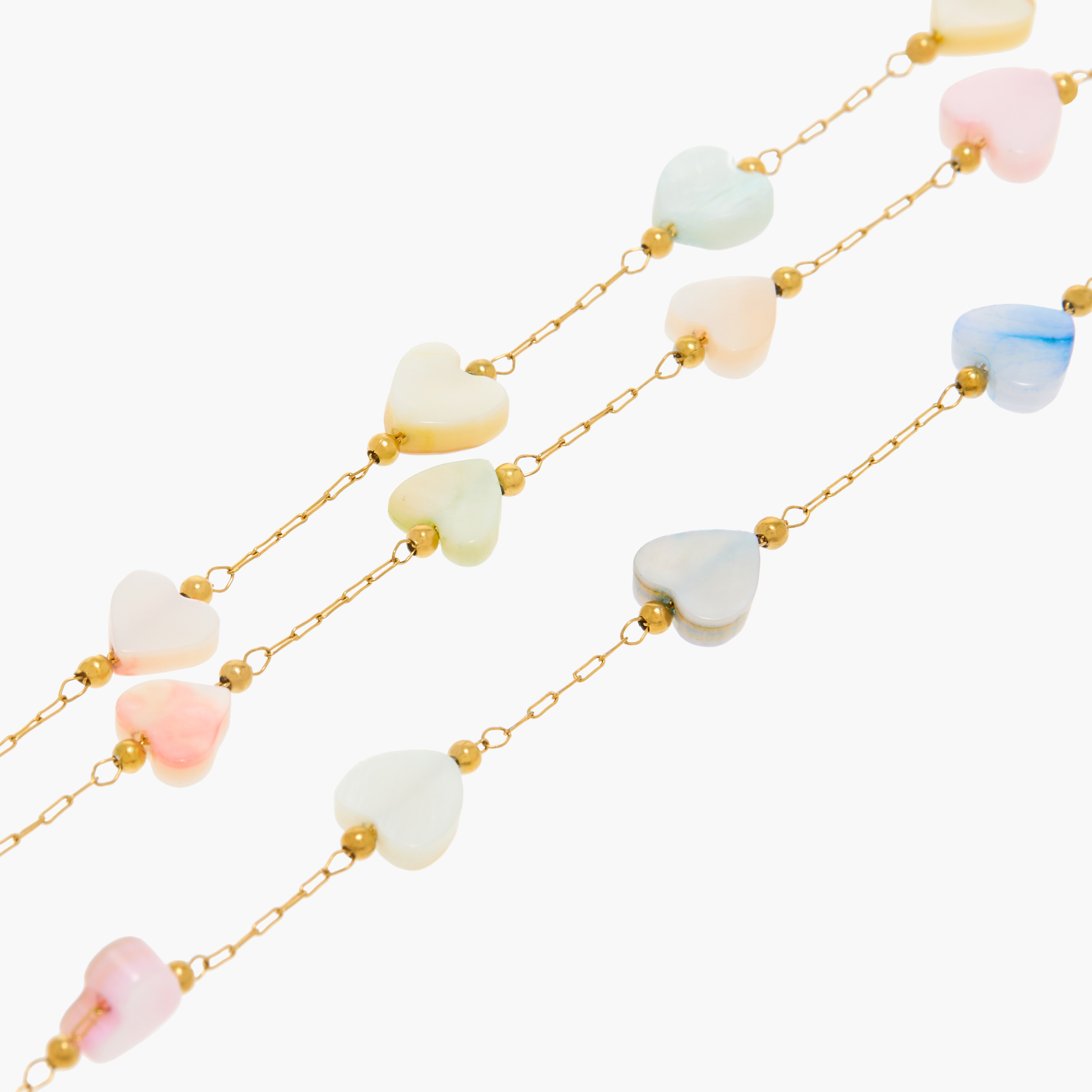 Charmz Heart Embellished Necklace and Bracelet Set-girls-accessories-jewellery-image-5