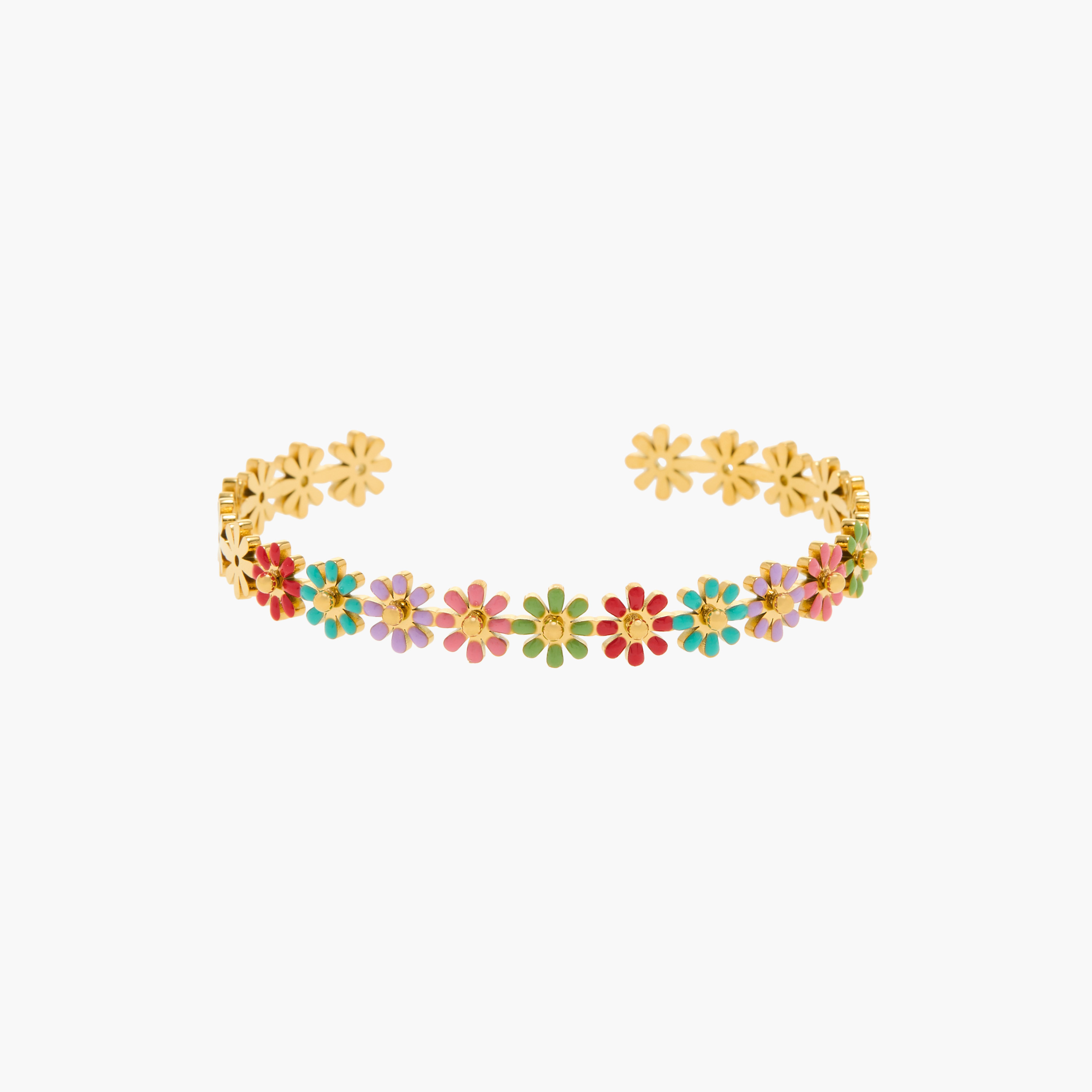 أسورة مطاطية بارزة الملمس بتصميم زهور من تشارمز-girls-accessories-jewellery-image-1