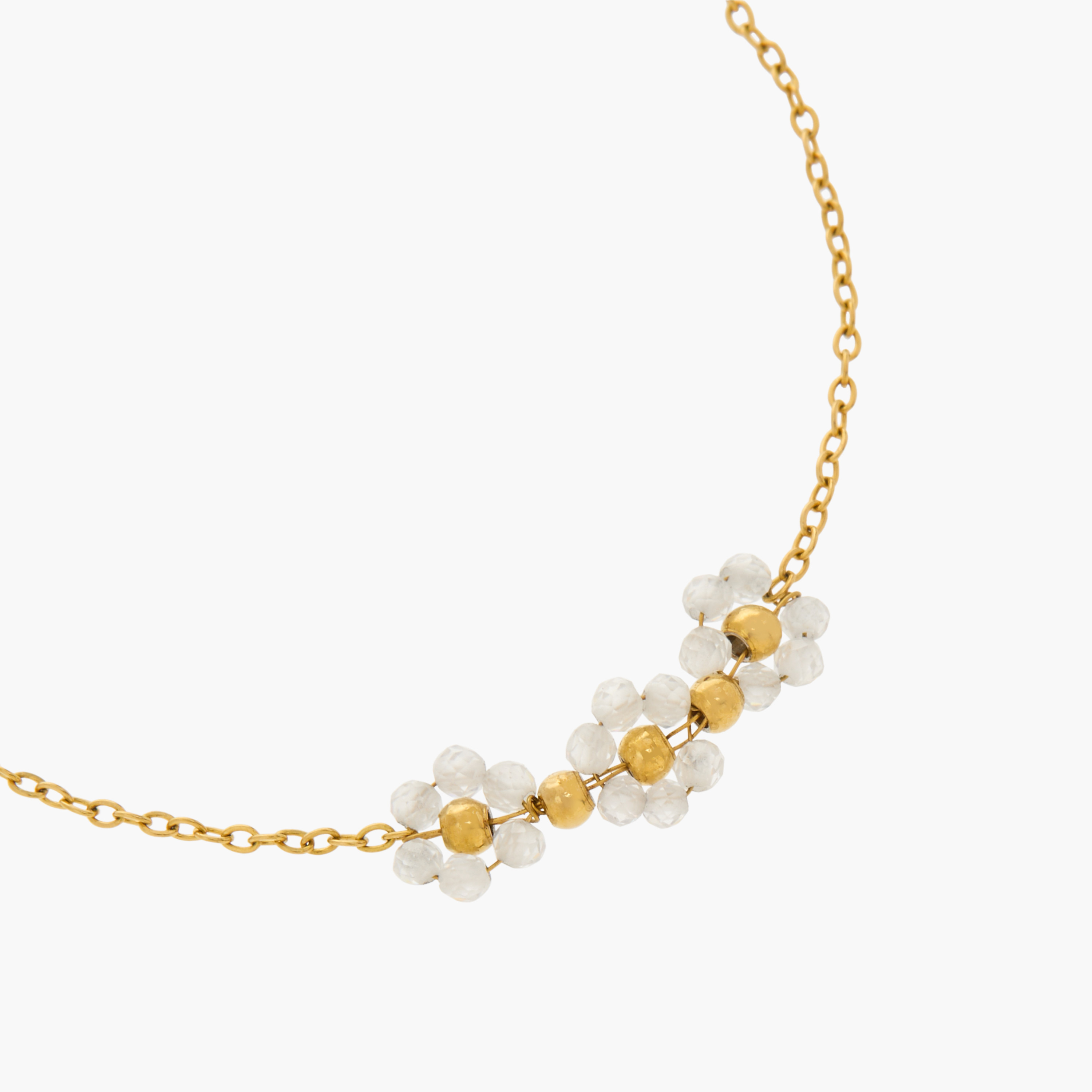 Charmz Floral Beaded Bracelet with Lobster Clasp Closure-girls-accessories-jewellery-image-3