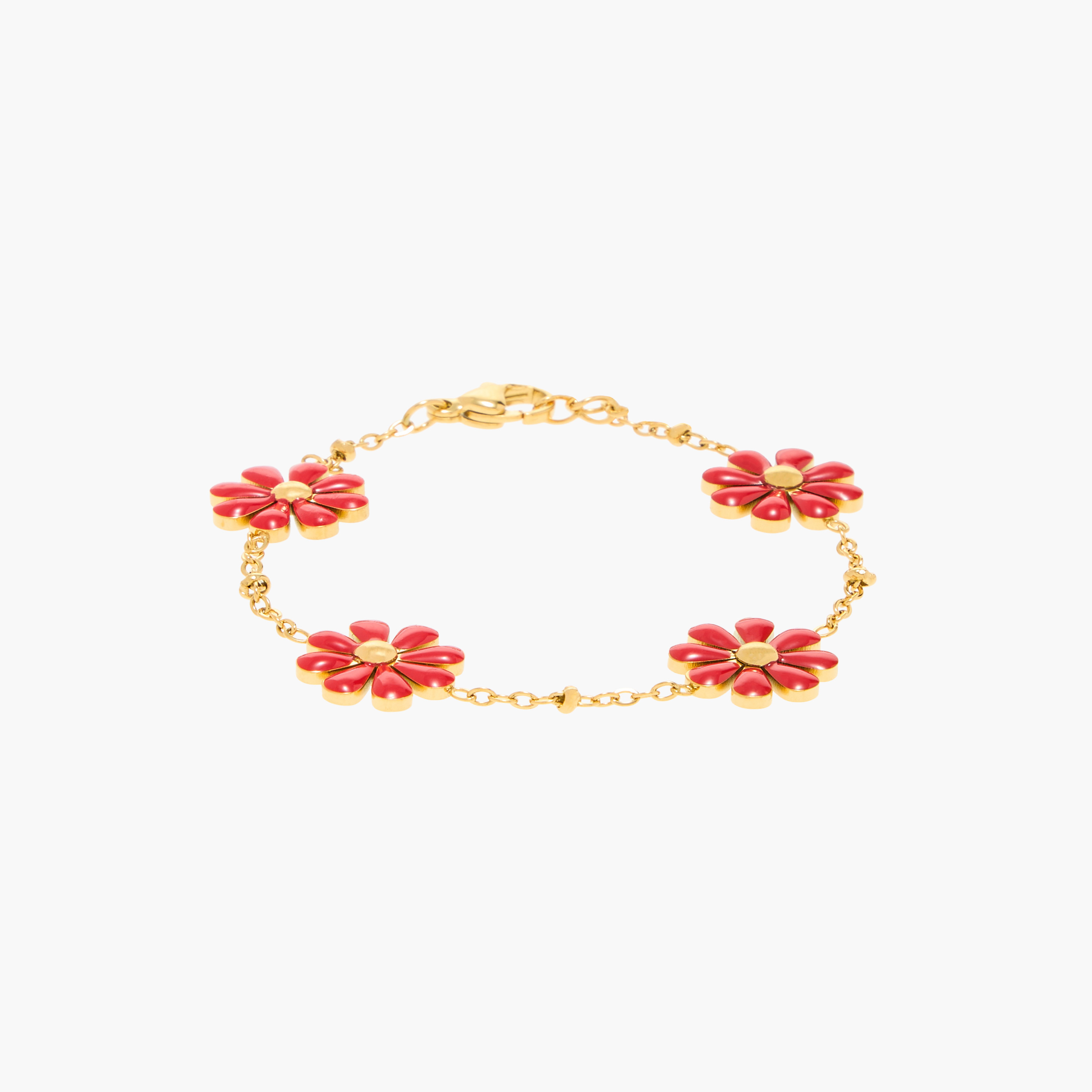 Charmz Floral Bracelet with Lobster Clasp Closure-girls-accessories-jewellery-image-1
