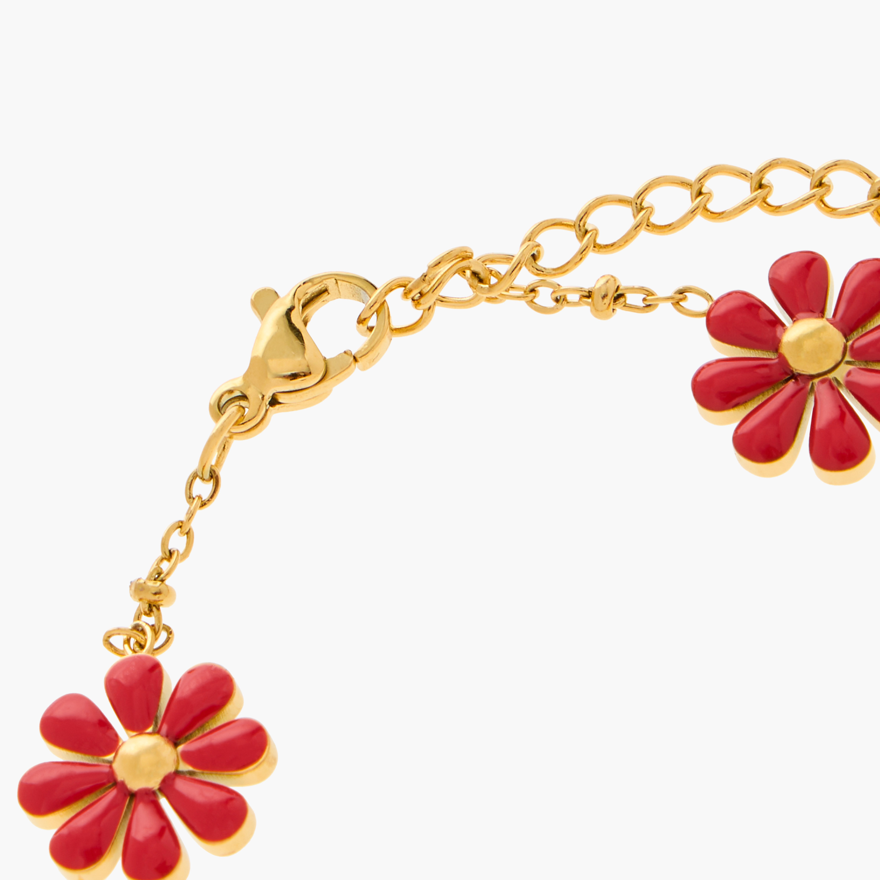 Charmz Floral Bracelet with Lobster Clasp Closure-girls-accessories-jewellery-image-3