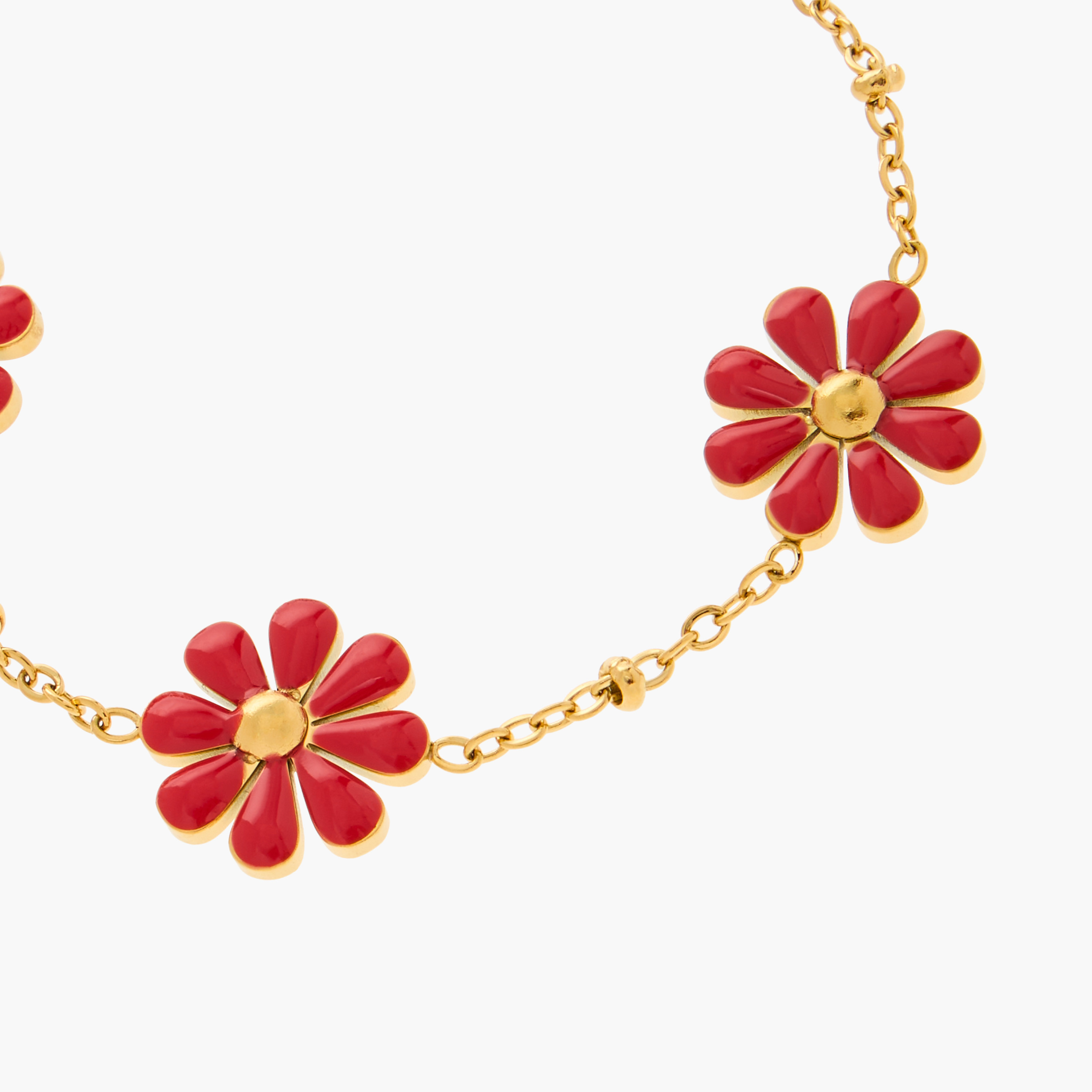 Charmz Floral Bracelet with Lobster Clasp Closure-girls-accessories-jewellery-image-4