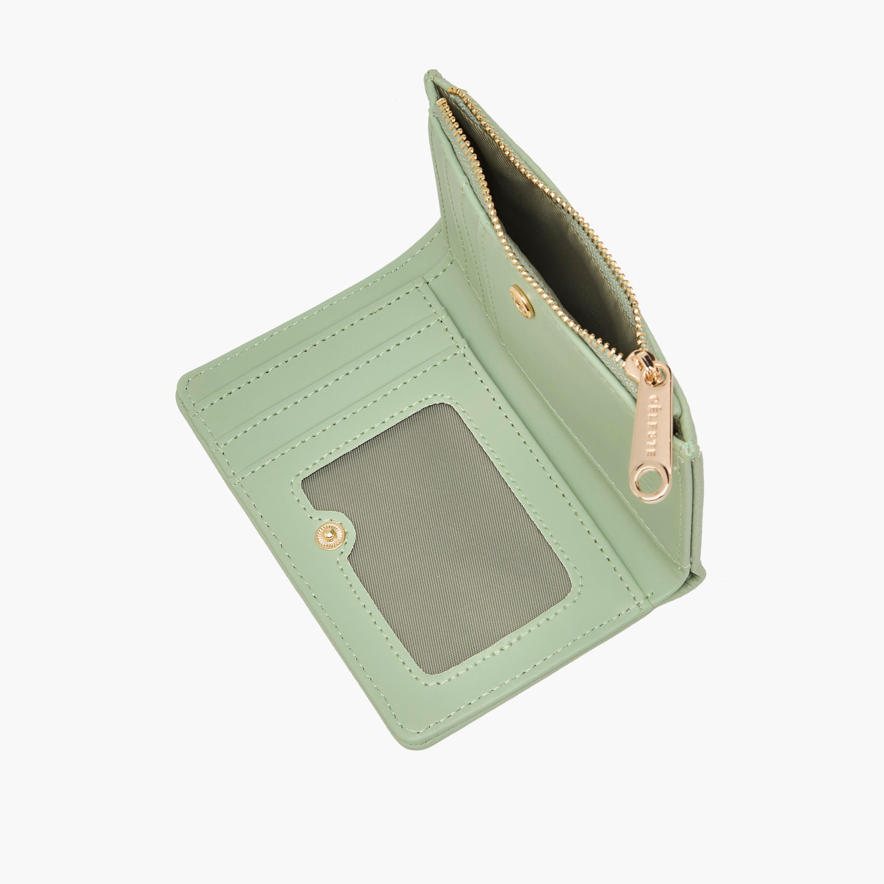 محفظة ثنائية الطي مع سحاب للإغلاق من سيليست-women-bagsandwallets-wallets-image-5