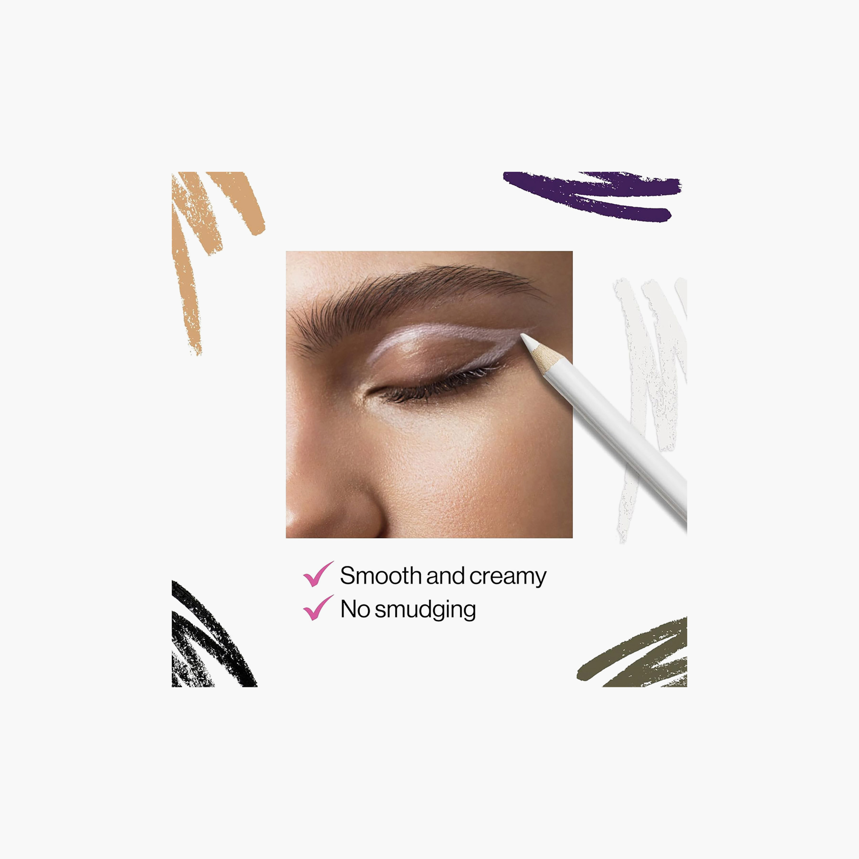 مجموعة ماسكارا WnW Mega Volume So Defined لتكثيف حجم العين + قلم تحديد العيون WnW Color Icon Kohl Eyeliner Set 7ml-beautyandpersonalcare-makeup-eyes-eyeshadows-image-6