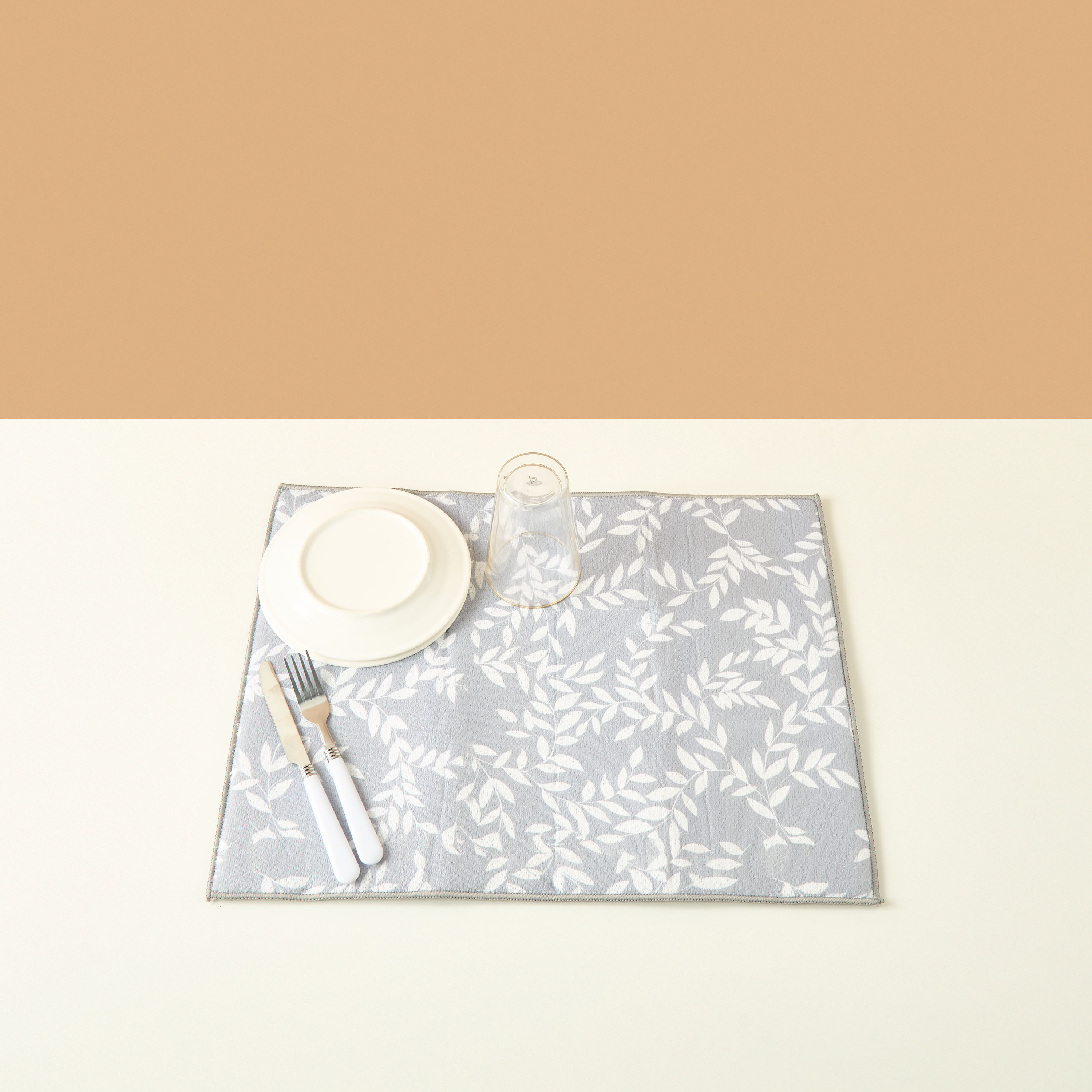 Leaf Print Placemat - 38x51 cms-household-dining-tablelinen-placemats-image-1