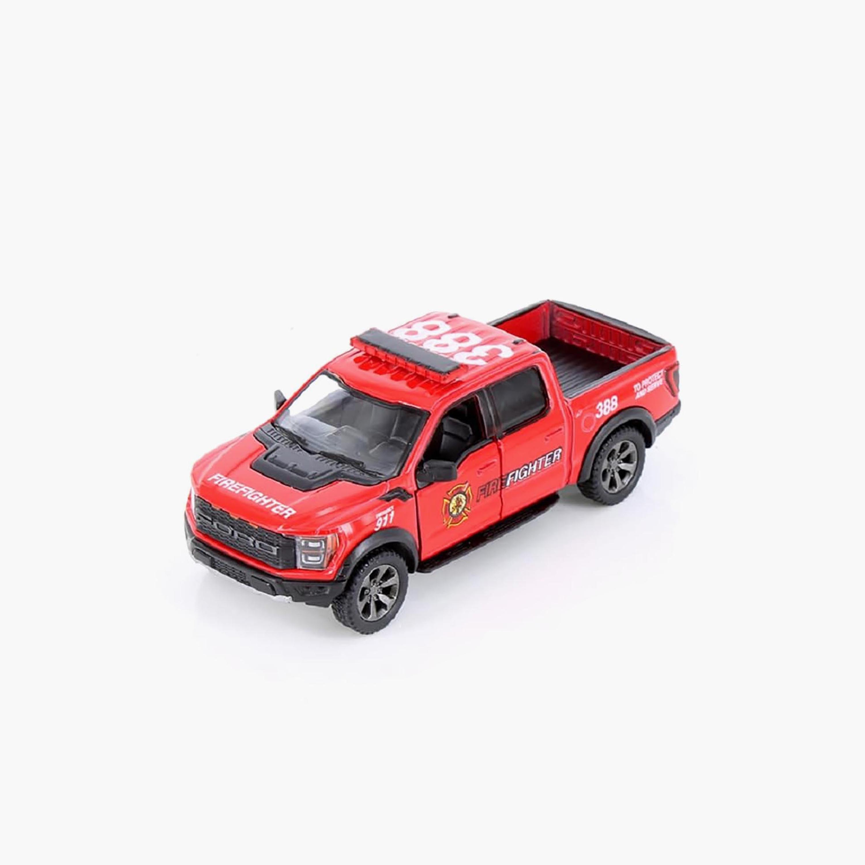 سيارات فورد رابتور إف 150 للطوارئ من كينسمارت - طقم من قطعتين-toys-playvehicles-cars-image-4