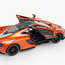 سيارة لعبة ماكلارين معدن مصبوب 1:36 من كينسمارت-toys-playvehicles-cars-image-13