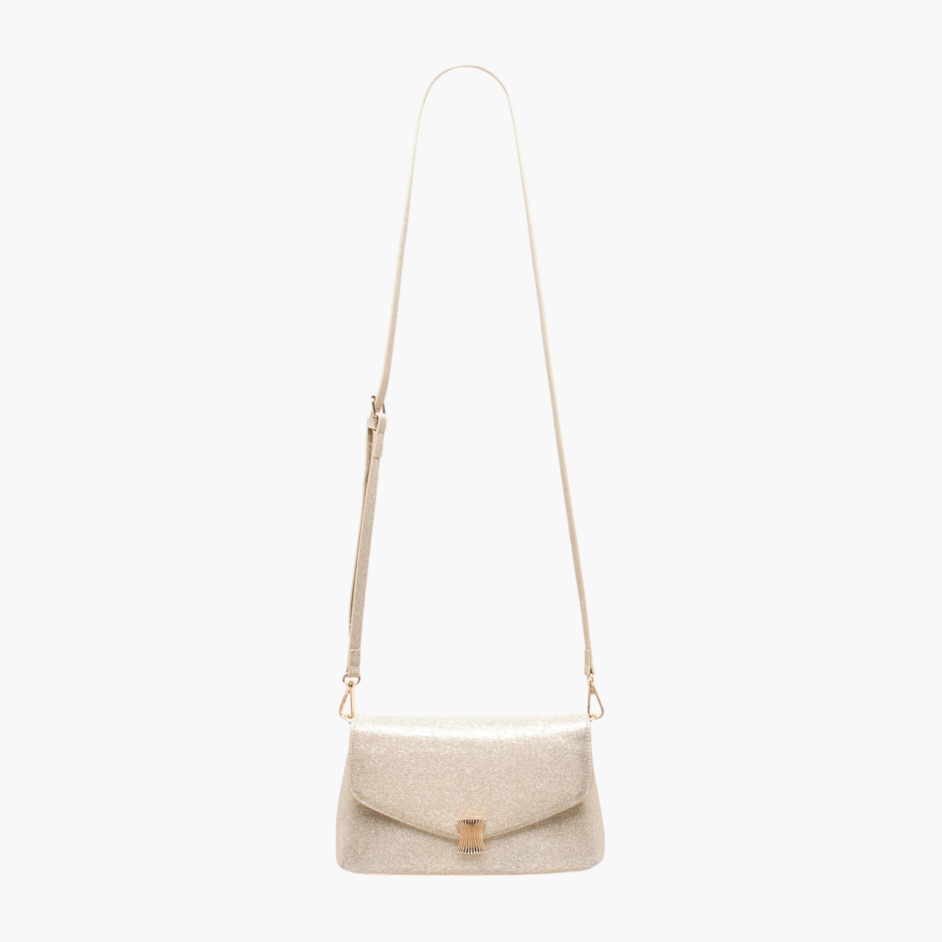 Flora Bella Textured Crossbody Bag with Detachable Strap and Flap Closure-women-bagsandwallets-handbags-image-2