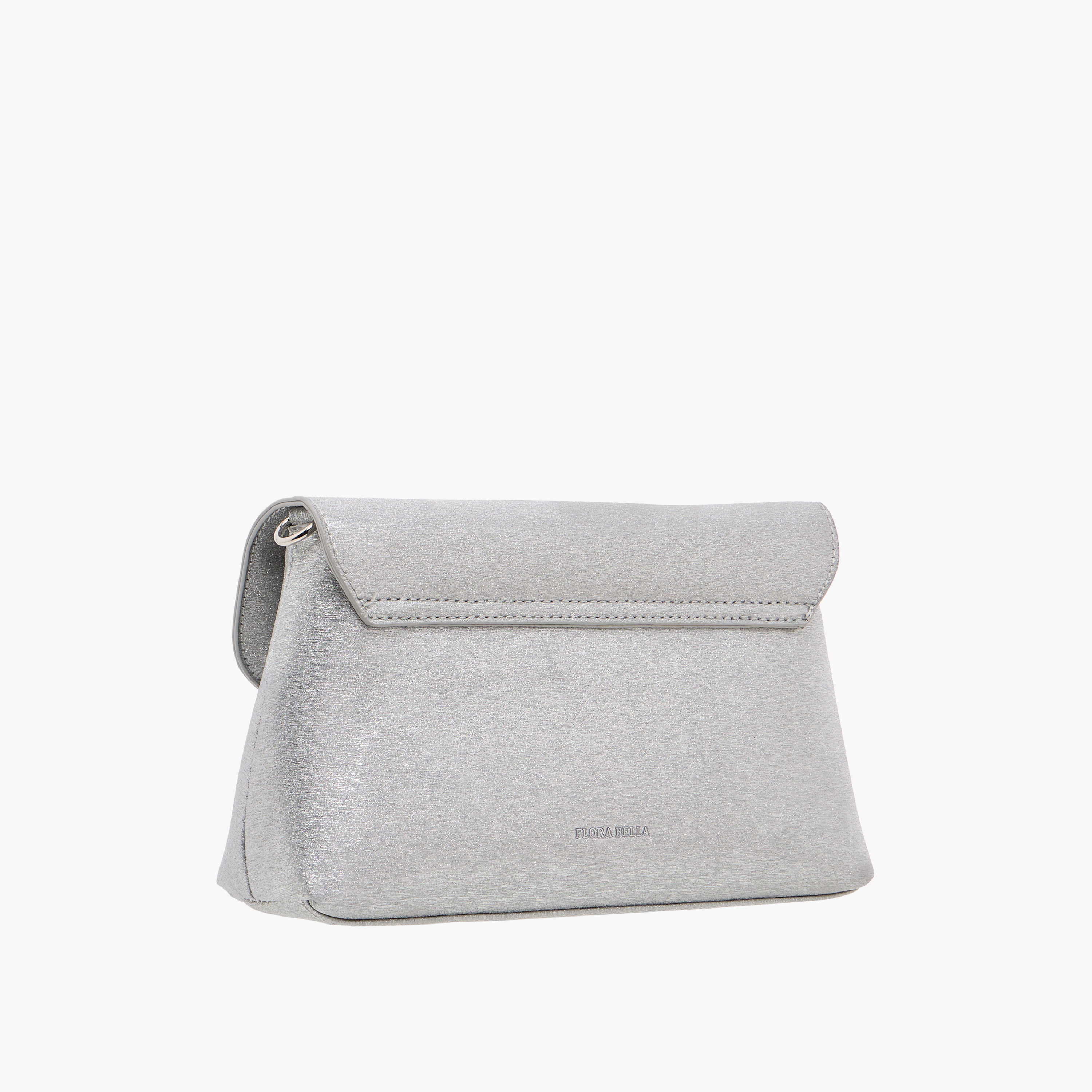 شنطة كروس بودي بارزة الملمس بحزام قابل للفصل وطية إغلاق من فلورا بيلا-women-bagsandwallets-handbags-image-3