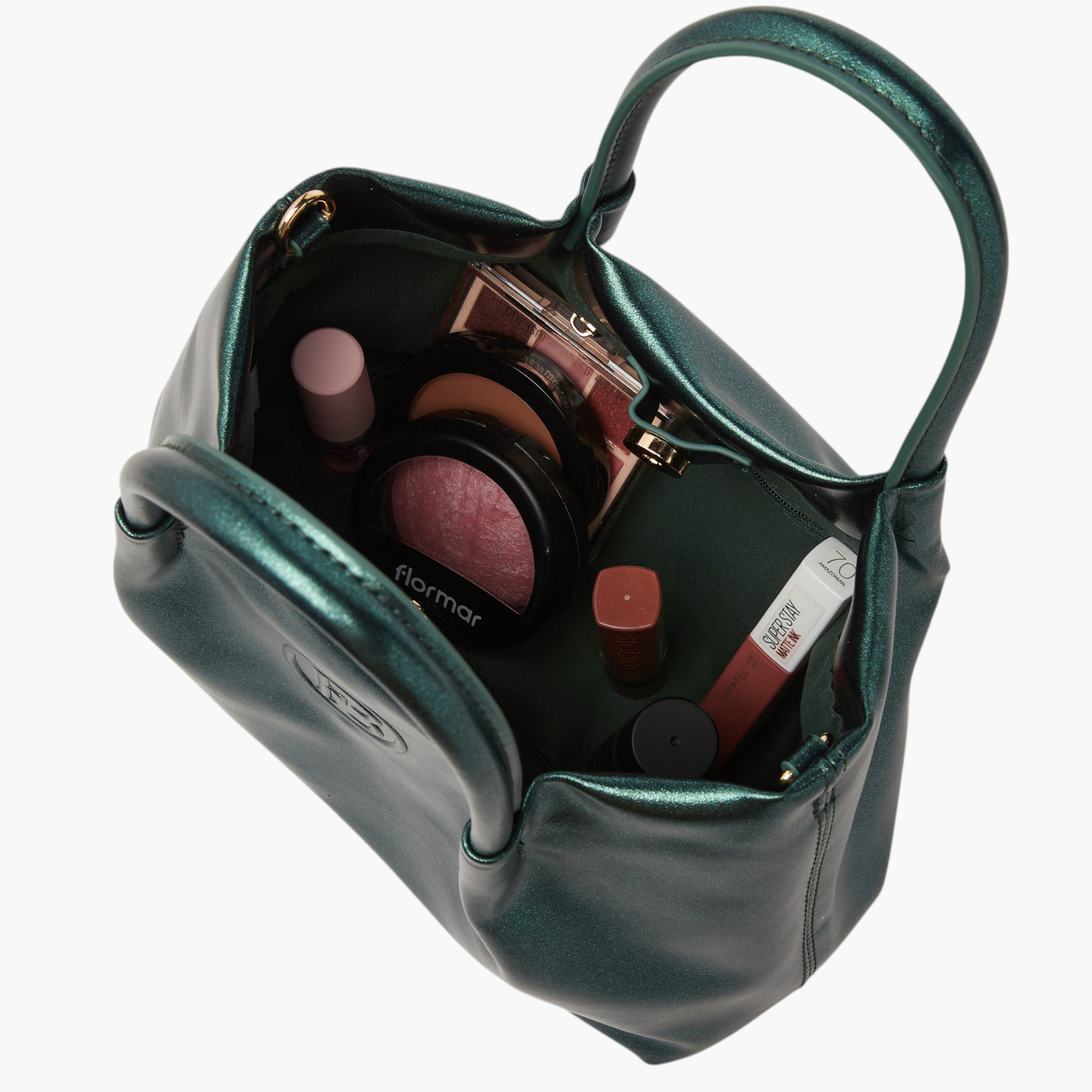 Flora Bella Logo Embossed Tote Bag with Detachable Strap and Snap Button Closure-women-bagsandwallets-handbags-image-6