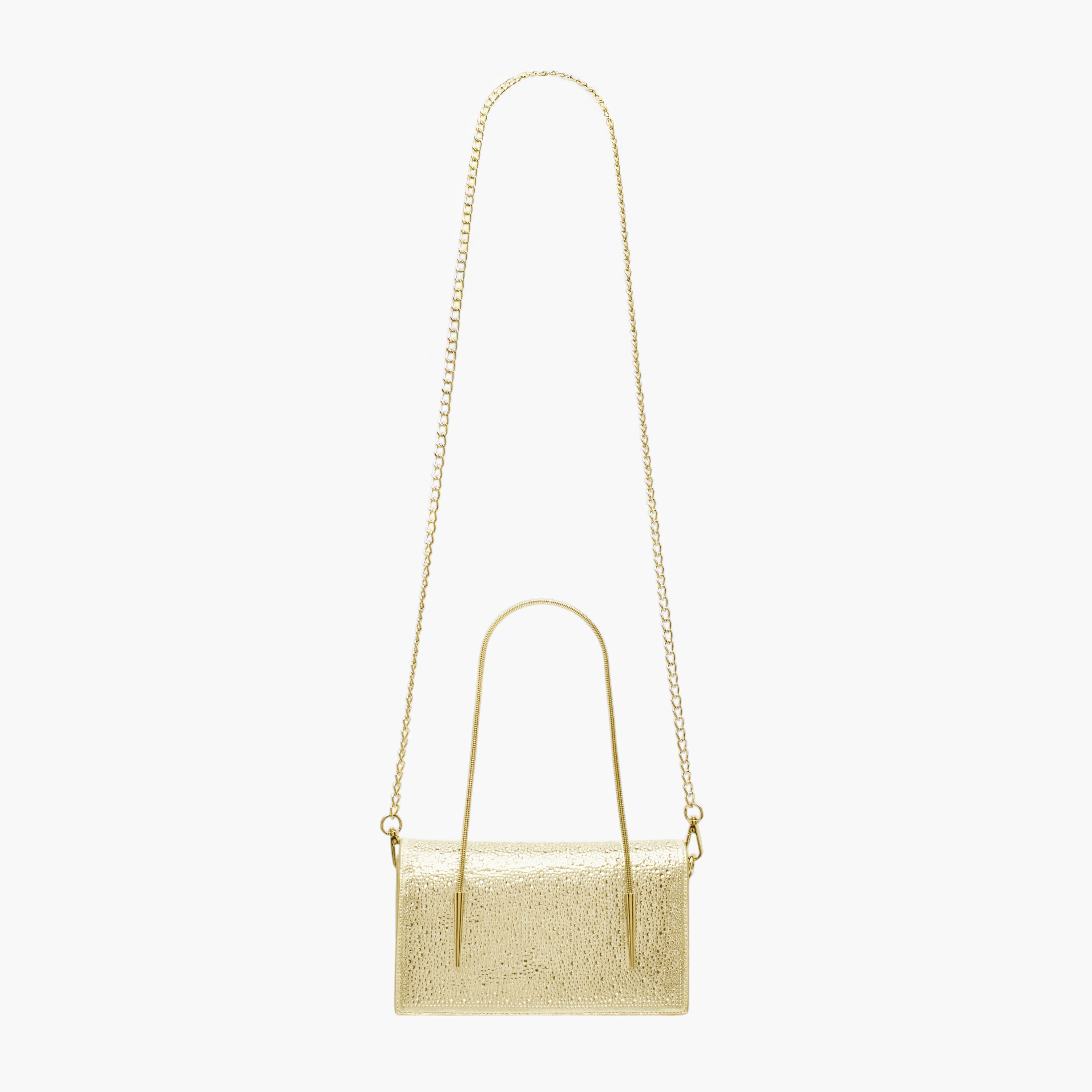 شنطة كتف مزينة بحزام سلسلة وزر إغلاق مغناطيسي من فلورا بيلا-women-bagsandwallets-handbags-image-2