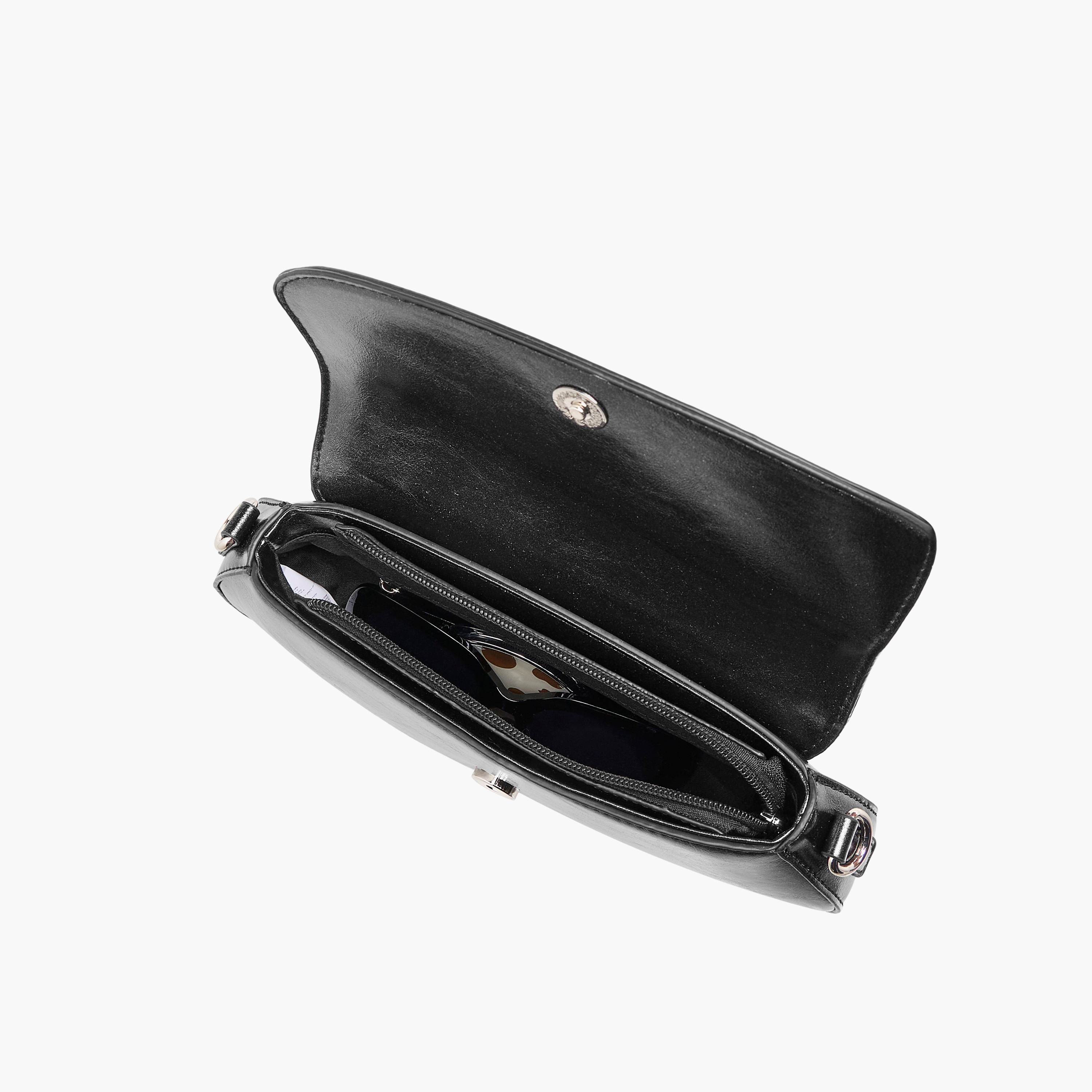 Flora Bella Solid Shoulder Bag with Detachable Strap and Flap Closure-women-bagsandwallets-handbags-image-8