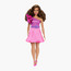 Barbie Fashionistas Doll #225, Curvy Body, Brown Hair, Pink Sparkly Dress, 65th Anniversary Toy-toys-dollsandplaysets-dolls-image-3