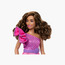 Barbie Fashionistas Doll #225, Curvy Body, Brown Hair, Pink Sparkly Dress, 65th Anniversary Toy-toys-dollsandplaysets-dolls-image-4