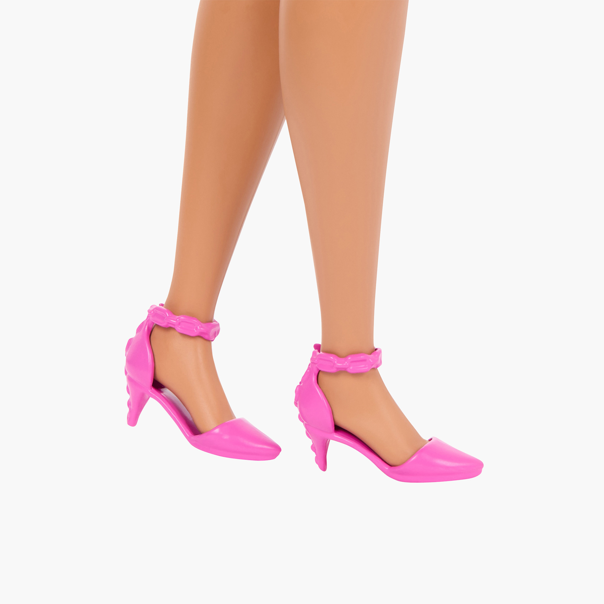 Barbie Fashionistas Doll #225, Curvy Body, Brown Hair, Pink Sparkly Dress, 65th Anniversary Toy-toys-dollsandplaysets-dolls-image-5