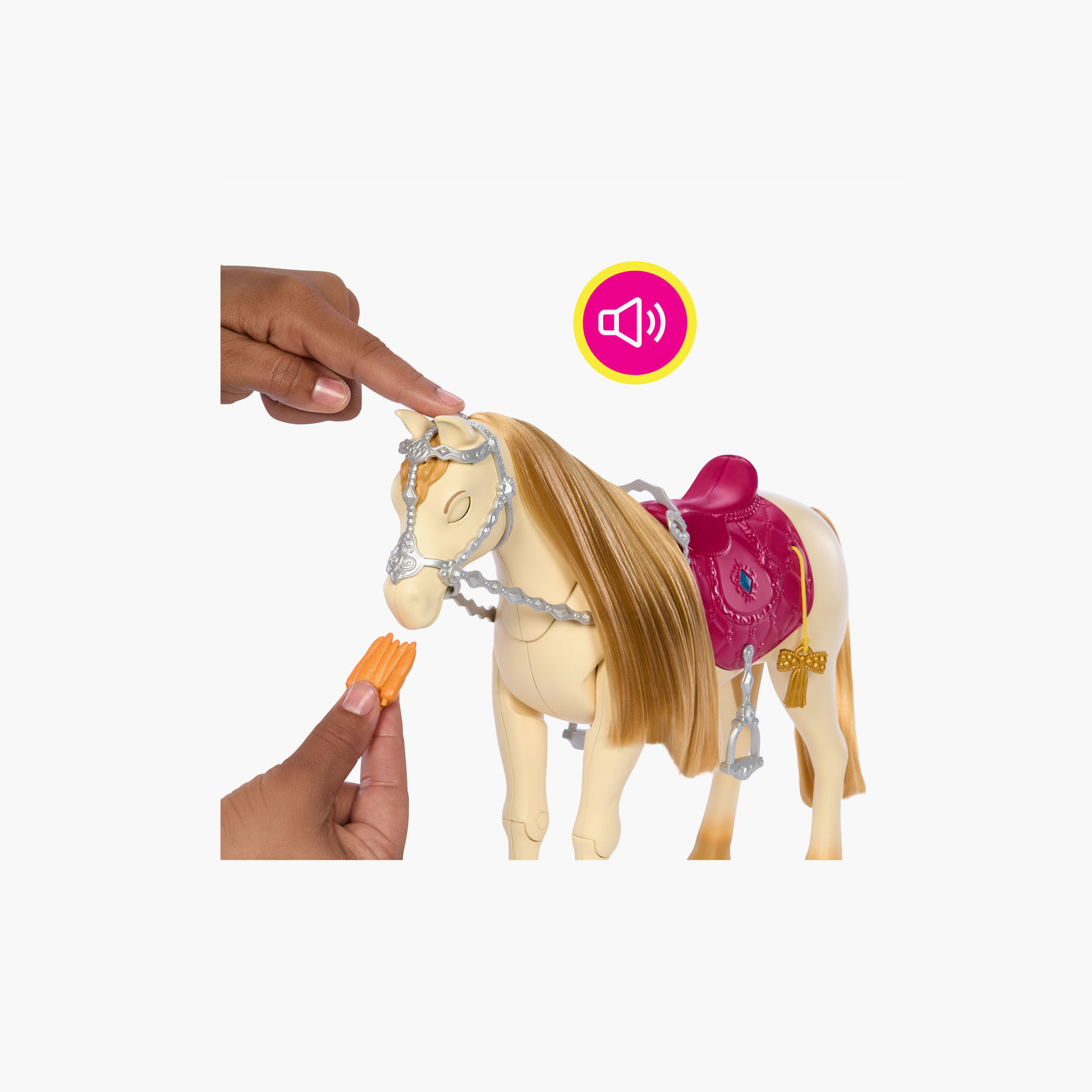 Barbie Horse with Sounds, Music & Accessories, Inspired by Barbie The Great Horse Chase, Toy Moves-toys-dollsandplaysets-dollplaysets-image-3