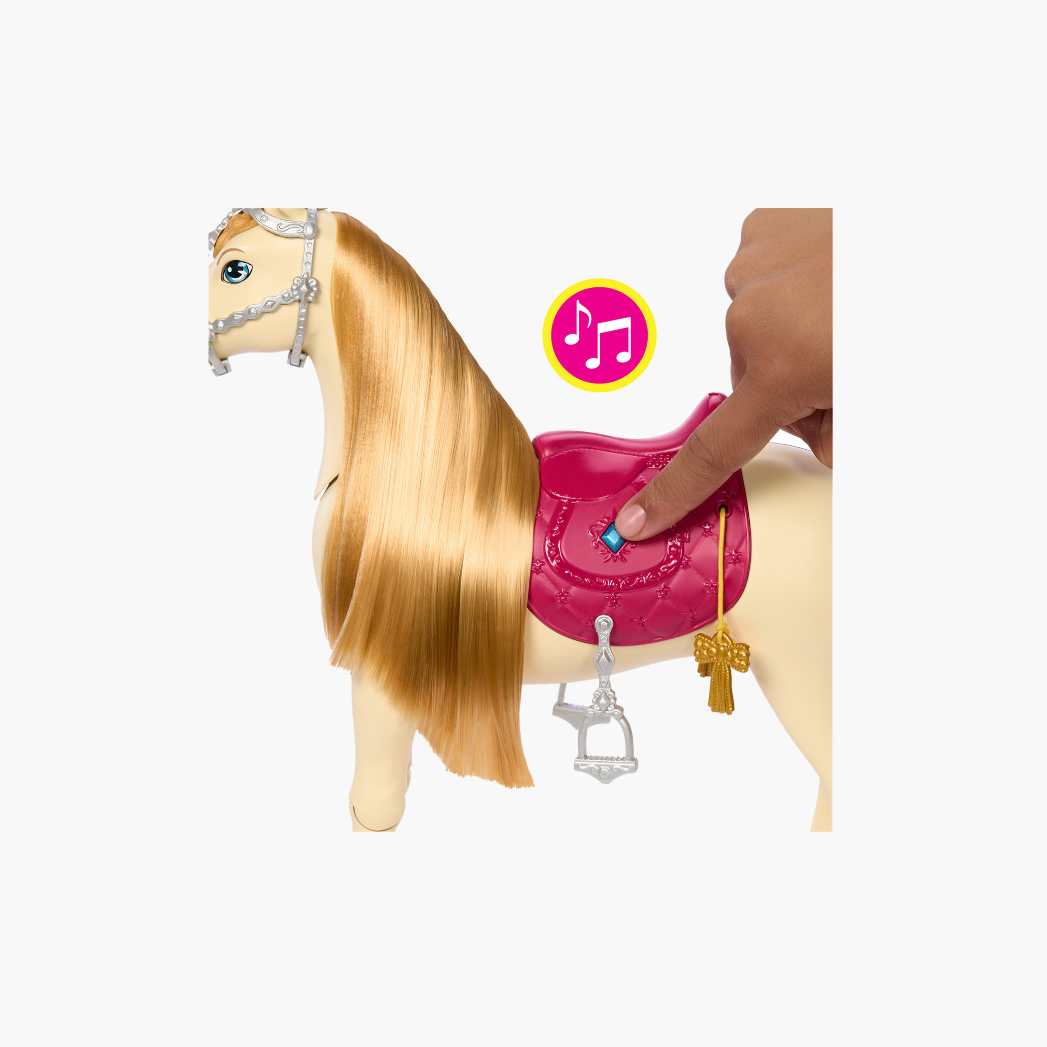 Barbie Horse with Sounds, Music & Accessories, Inspired by Barbie The Great Horse Chase, Toy Moves-toys-dollsandplaysets-dollplaysets-image-5