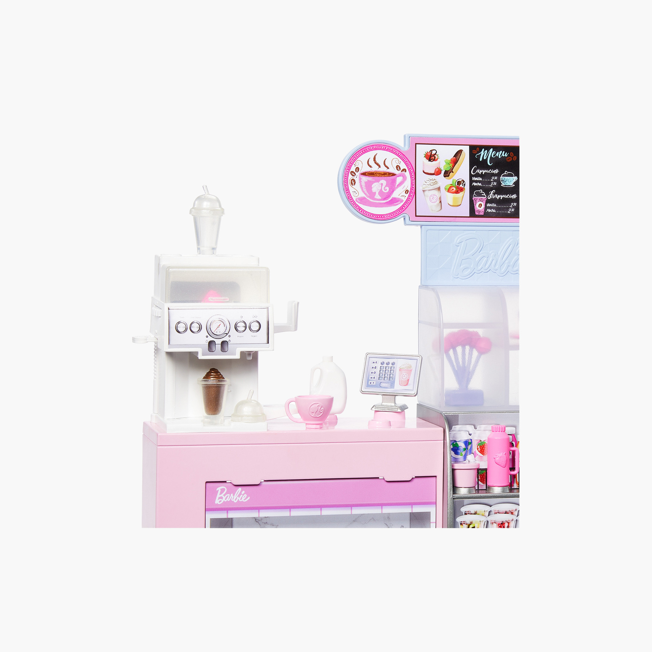 Barbie Coffee Shop Playset with Blonde Barista Doll & Accessories Including Coffee-Smoothie Maker-toys-dollsandplaysets-dollplaysets-image-4