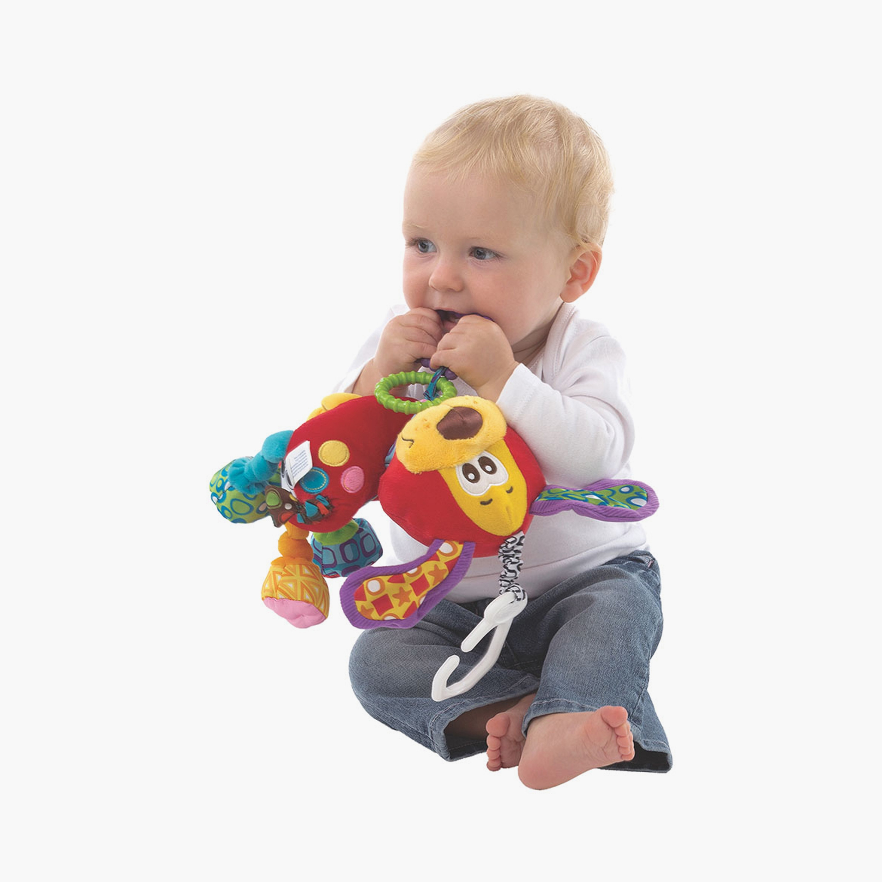 Playgro Activity Friend Pookie Puppy Pram Toy - 0 Months+-toys-babyandtoddlertoys-strollertoys-image-2