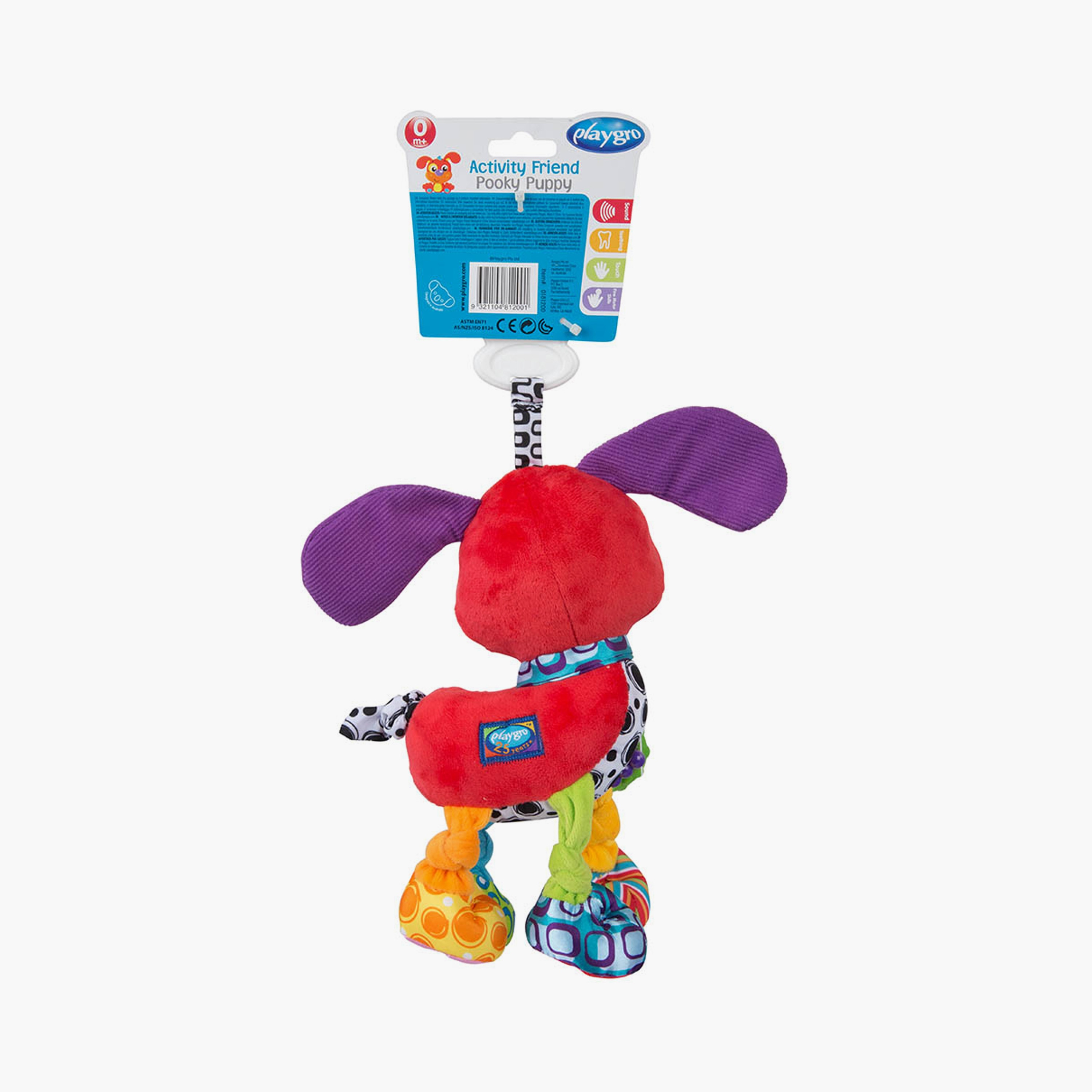 Playgro Activity Friend Pookie Puppy Pram Toy - 0 Months+-toys-babyandtoddlertoys-strollertoys-image-4