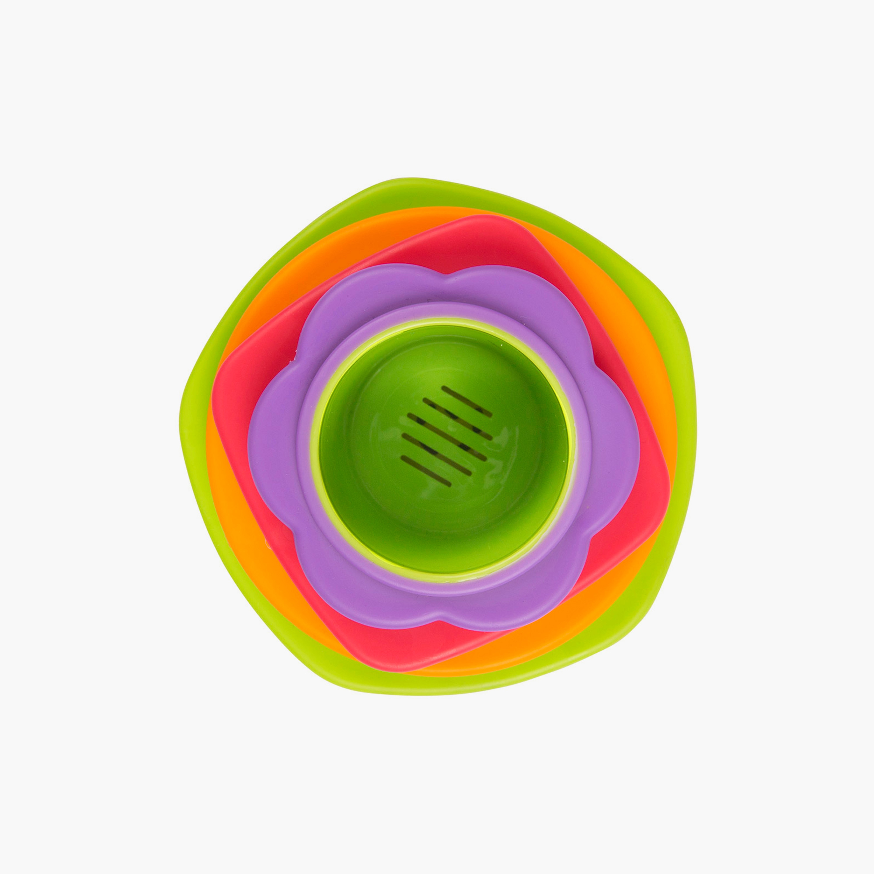 Playgro 4-Piece Chewy Stack & Nest Colourful Cups - 9 Months+-toys-babyandtoddlertoys-stackingandnestingtoys-image-3