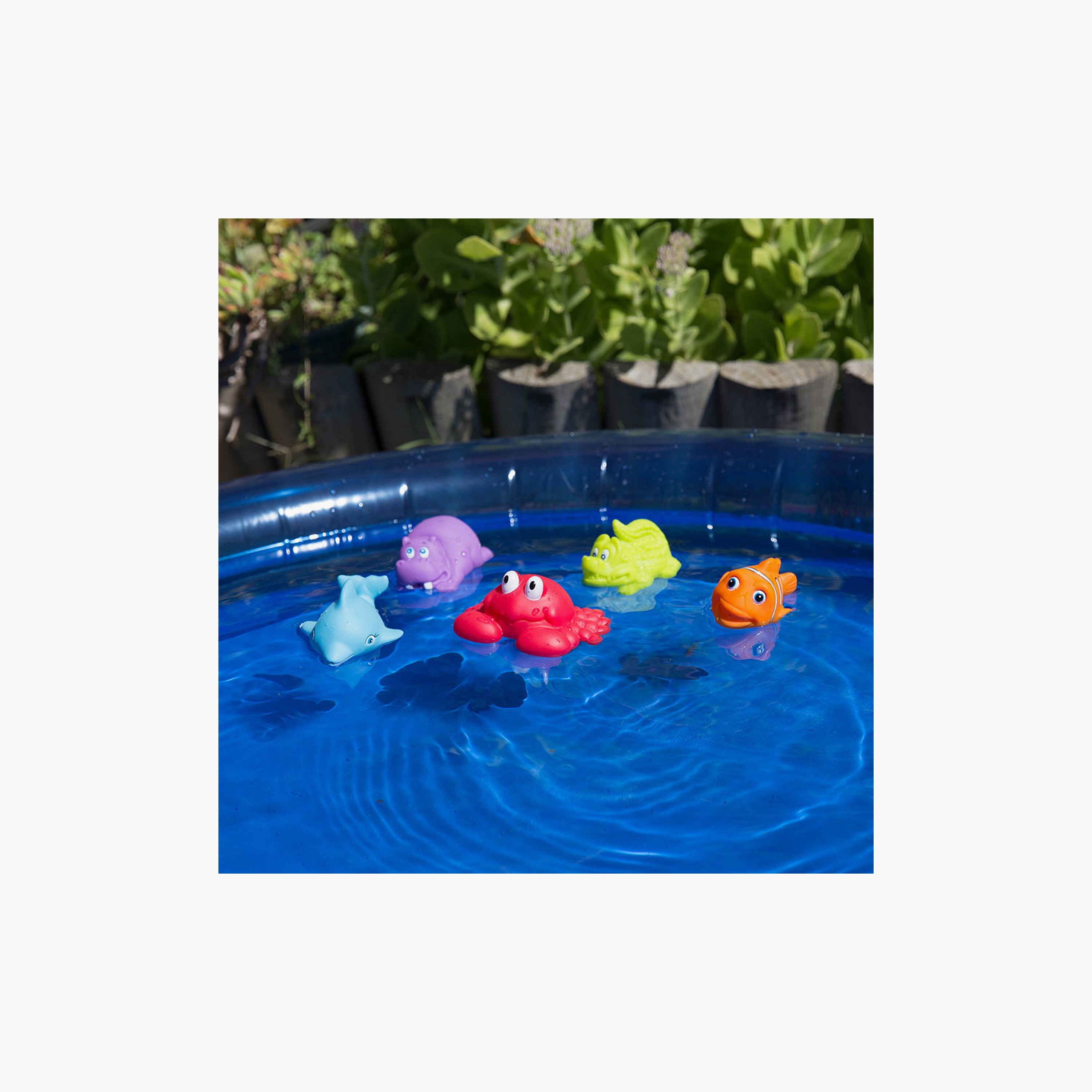 Playgro 5-Piece Under The Sea Squirtees Soft & Colourful Creatures Bath Toys - 6 Months+-toys-babyandtoddlertoys-bathtoys-image-6