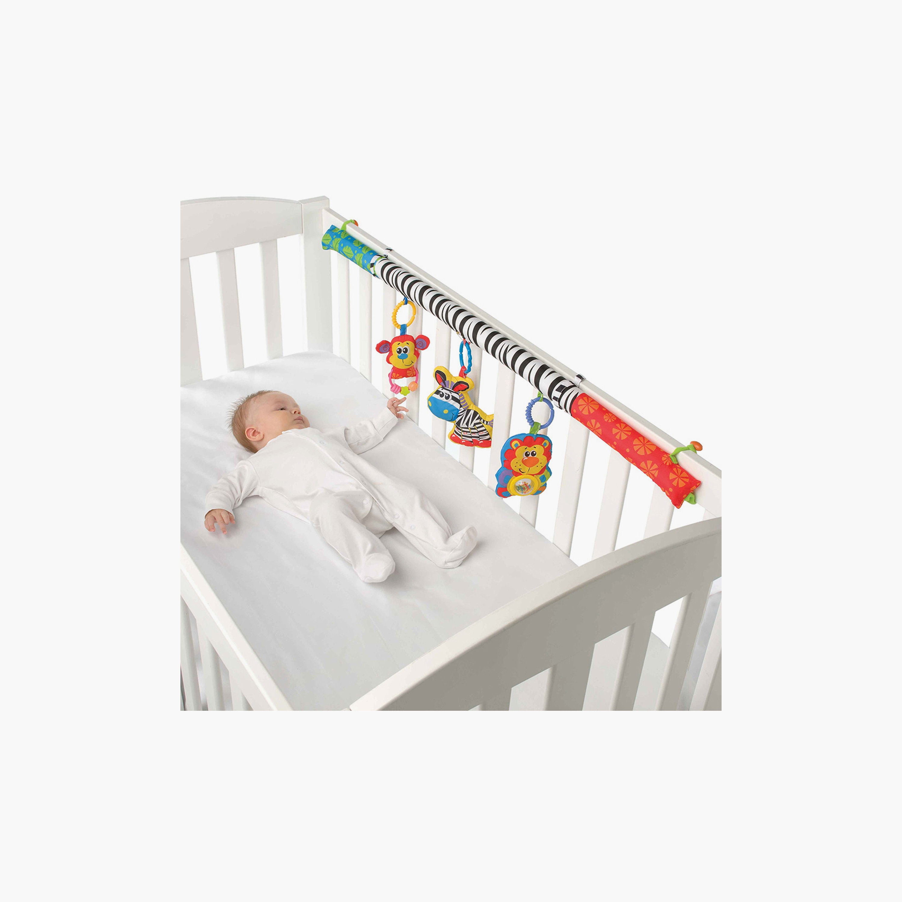 Playgro 5-In-1 Safari Adventure Gym Set with Colourful Playmat - 0 Months+-baby-infantactivity-image-5