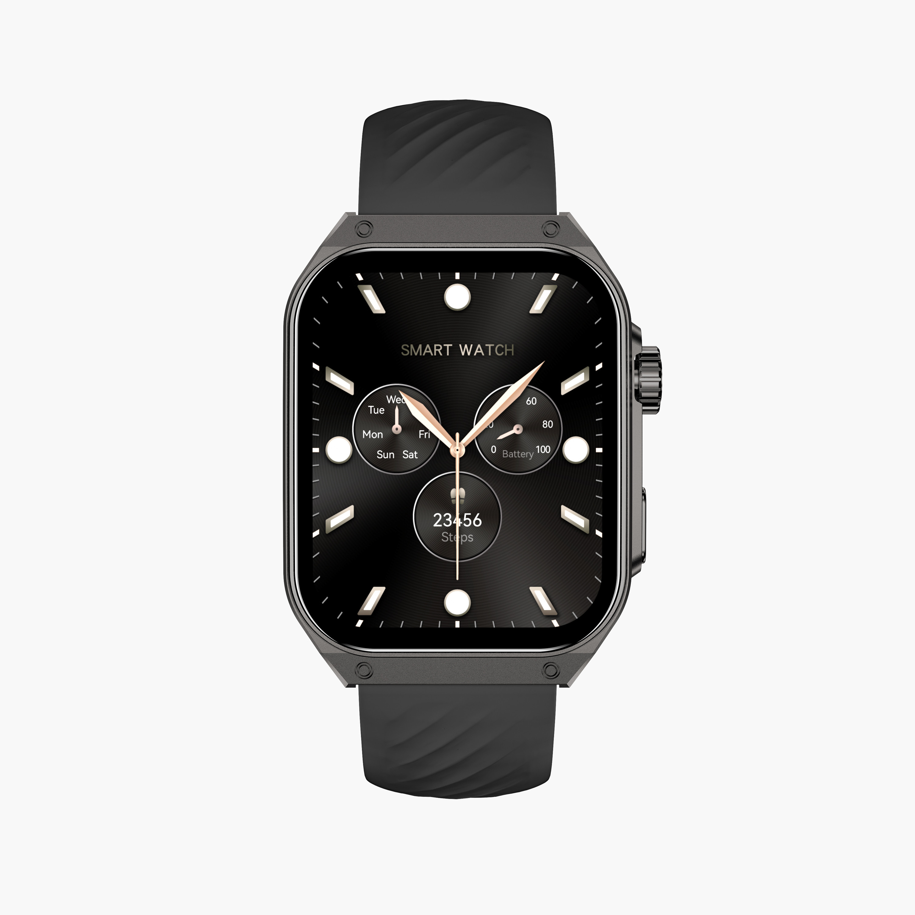 Kenneth Scott Unisex 41 MM Multi Colour Smart Watch with Silicone Strap-men-watchesandjewellery-watches-image-1