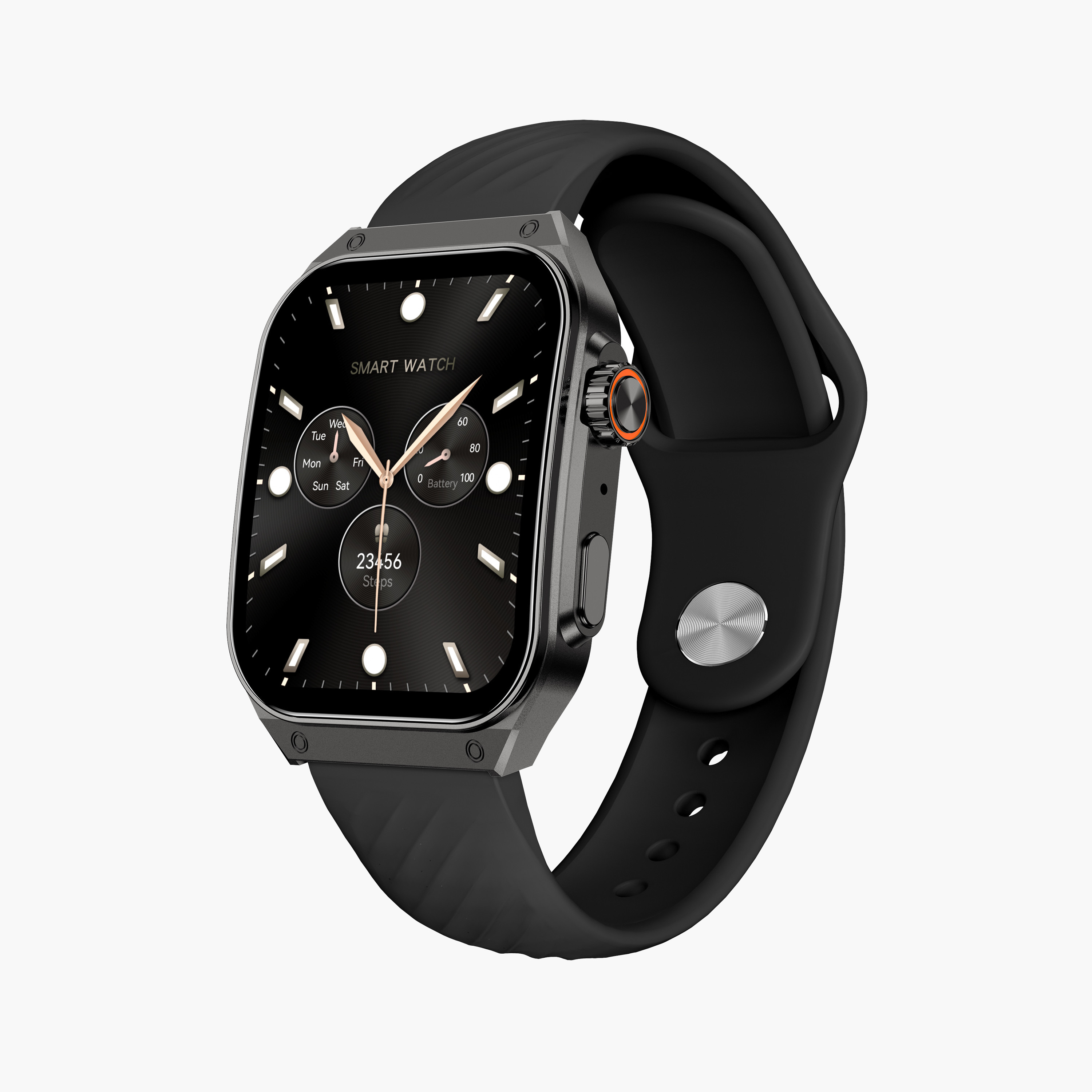 Kenneth Scott Unisex 41 MM Multi Colour Smart Watch with Silicone Strap-men-watchesandjewellery-watches-image-2
