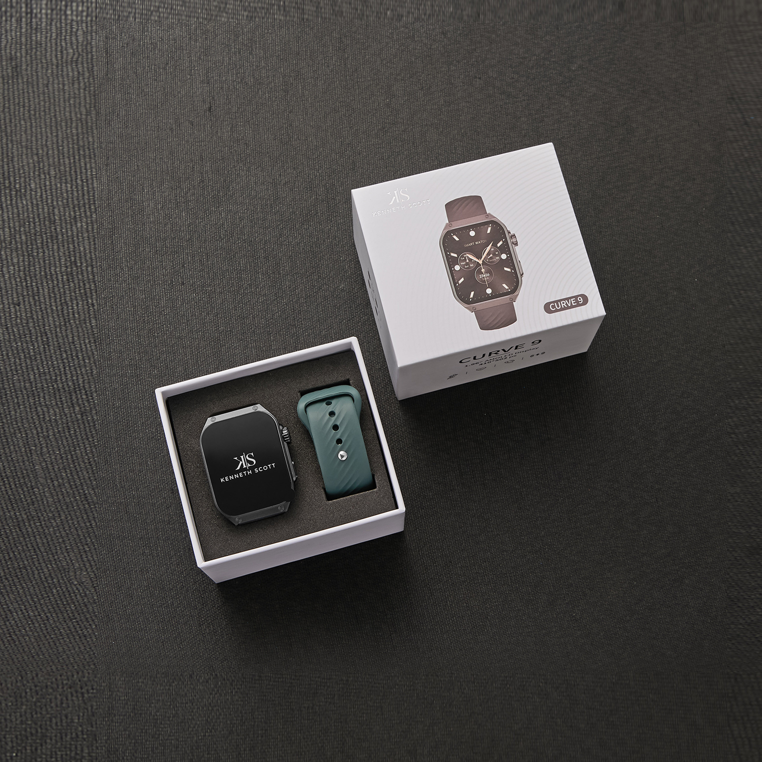 Kenneth Scott Unisex 41 MM Multi Colour Smart Watch with Silicone Strap-men-watchesandjewellery-watches-image-4