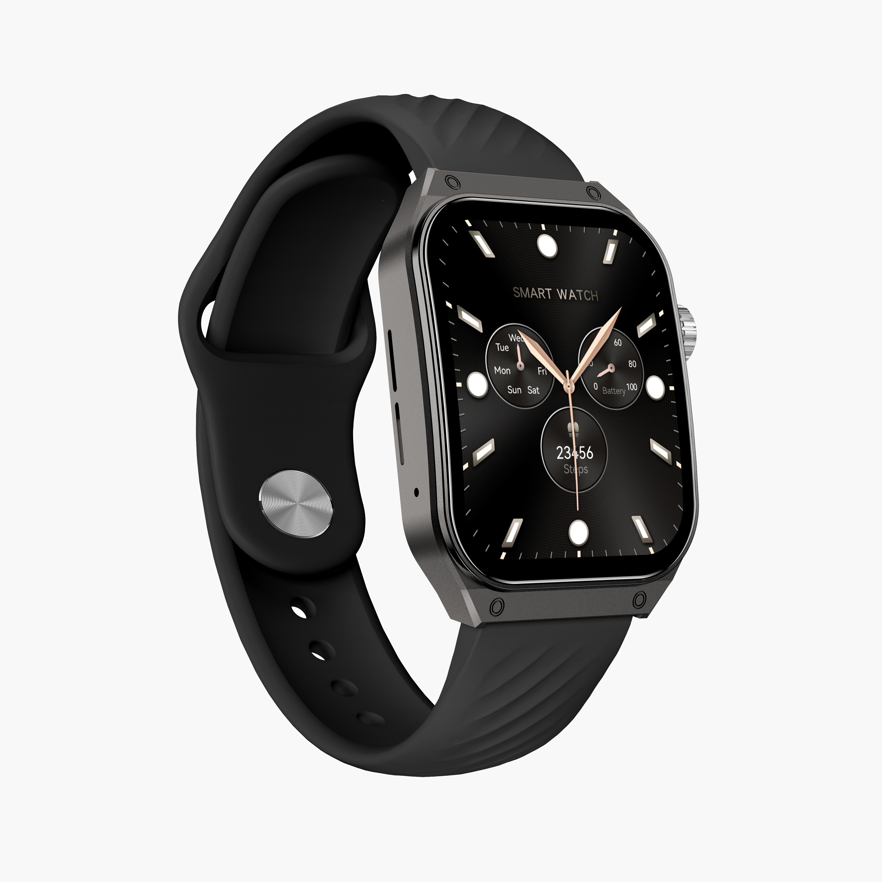 Kenneth Scott Unisex 41 MM Multi Colour Smart Watch with Silicone Strap-men-watchesandjewellery-watches-image-5