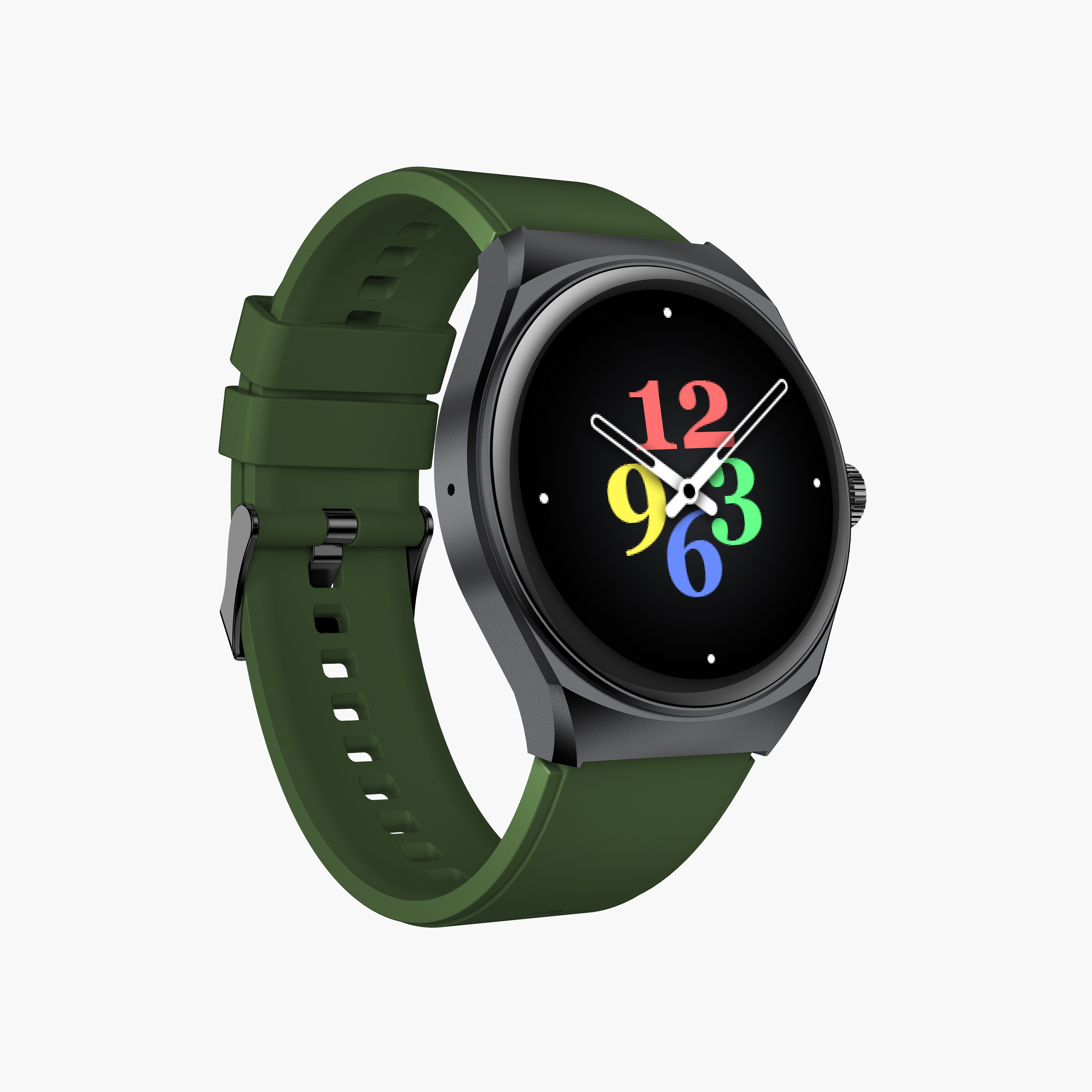 Kenneth Scott Unisex 47 MM Multi Colour Smart Watch with Silicone Strap-men-watchesandjewellery-watches-image-2