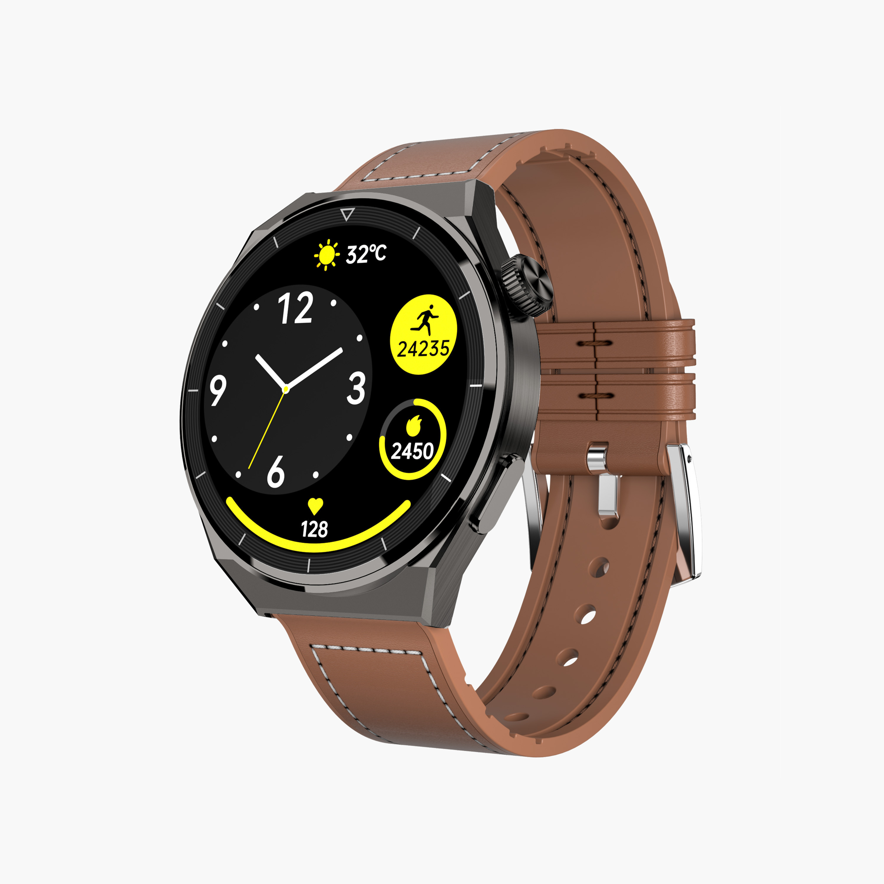 Kenneth Scott Unisex 46 MM Multi Colour Smart Watch with Silicone Strap-men-watchesandjewellery-watches-image-2