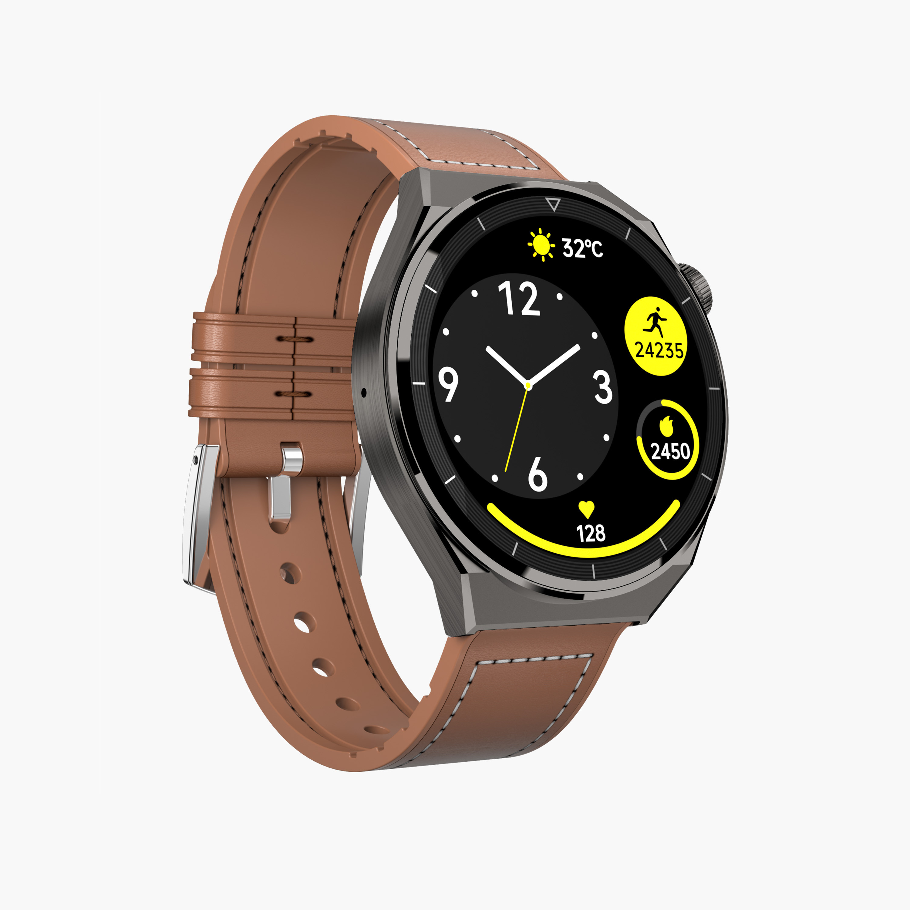 Kenneth Scott Unisex 46 MM Multi Colour Smart Watch with Silicone Strap-men-watchesandjewellery-watches-image-3
