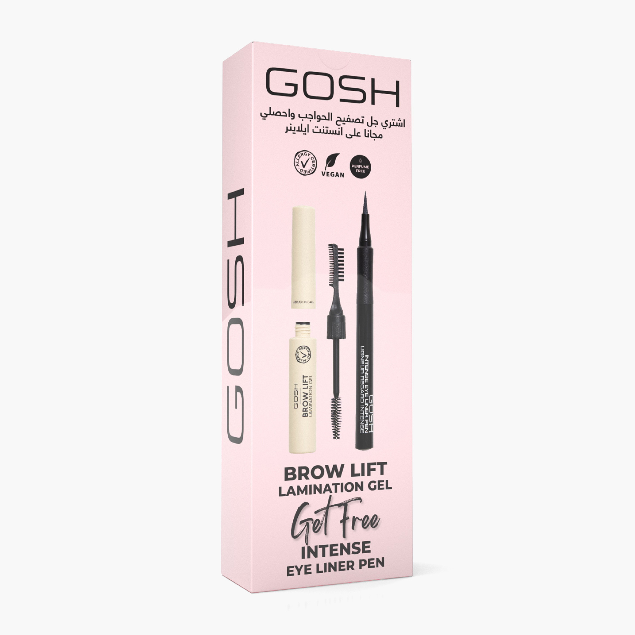 Gosh Brow Lift Lamination Gel and Intense Eye Liner Pen Set-beautyandpersonalcare-giftsets-image-1