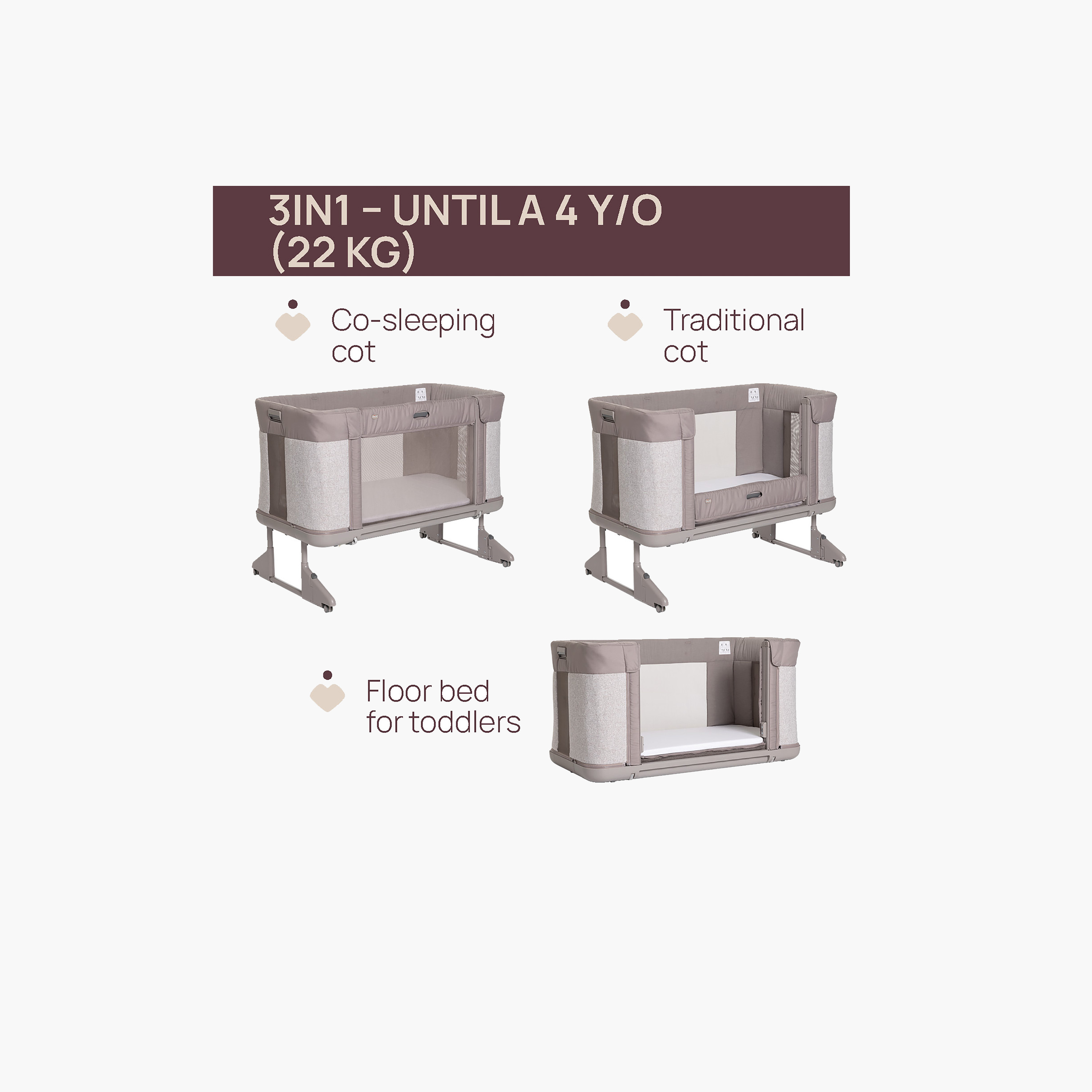 مهد نوم مشترك نكست تو مي فورإيفر من شيكو-baby-nursery-furniture-cribsandbeds-bassinets-image-5