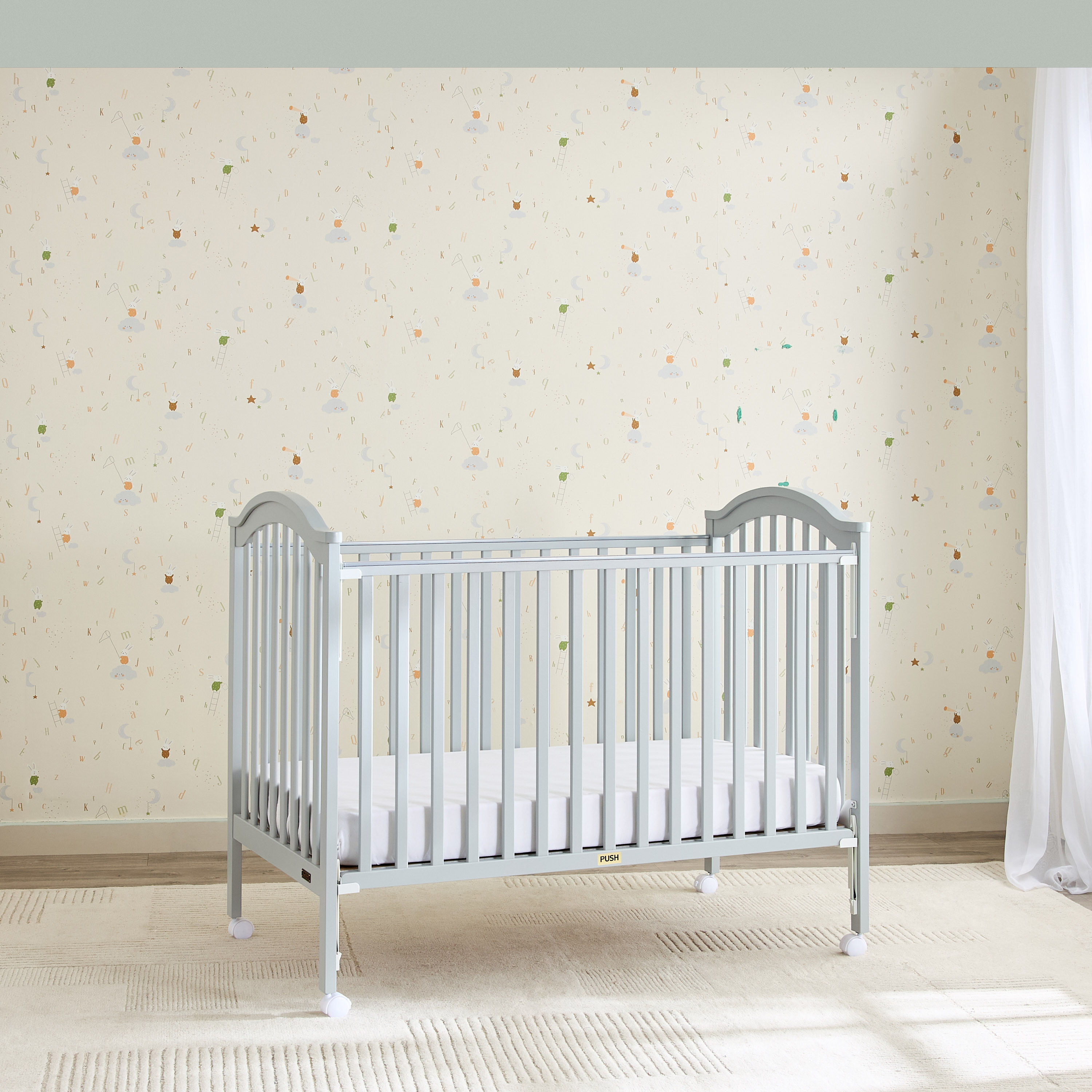 Juniors Henry Crib with Adjustable Height (Up to 3 years)-baby-nursery-furniture-cribsandbeds-babycribs-image-2