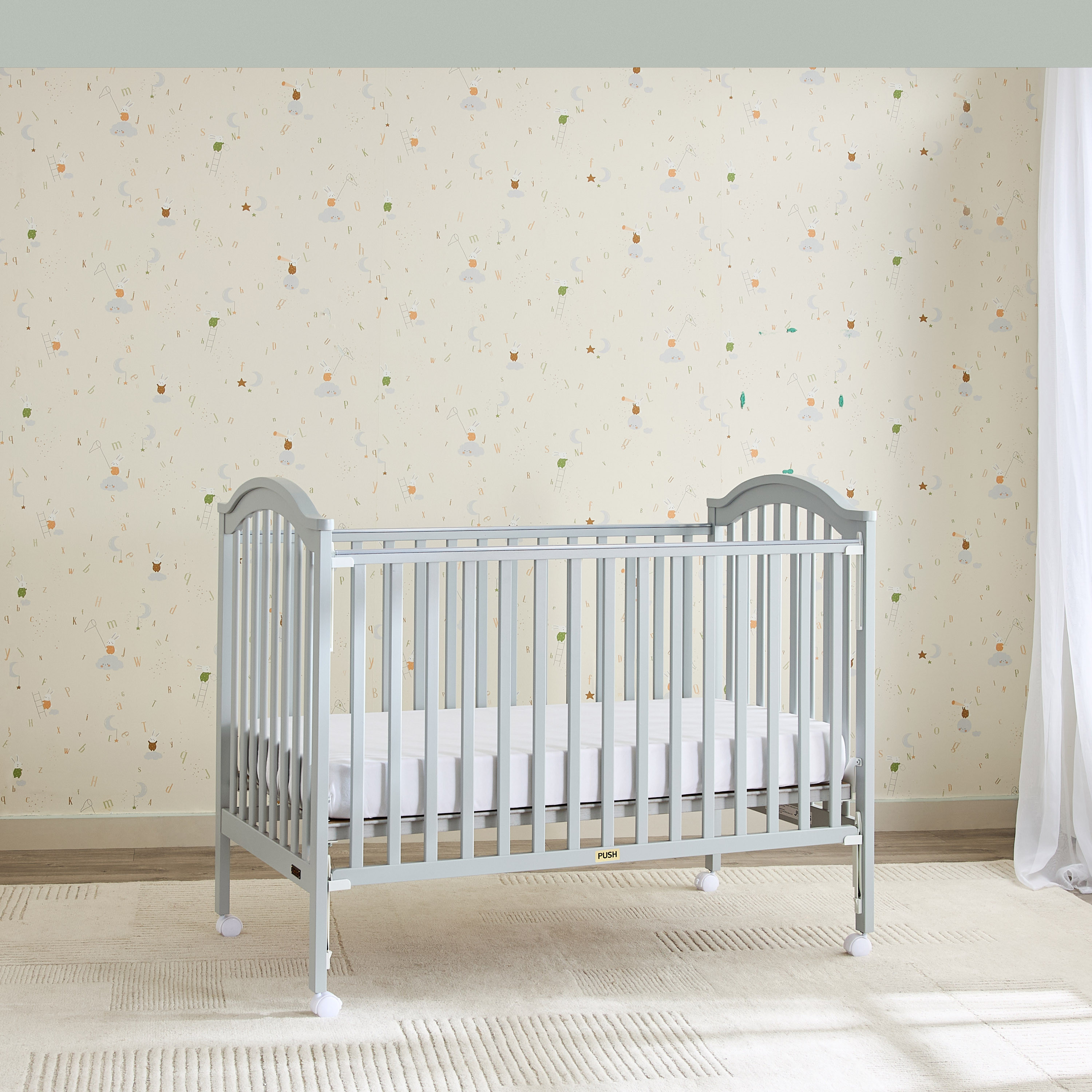 Juniors Henry Crib with Adjustable Height (Up to 3 years)-baby-nursery-furniture-cribsandbeds-babycribs-image-3