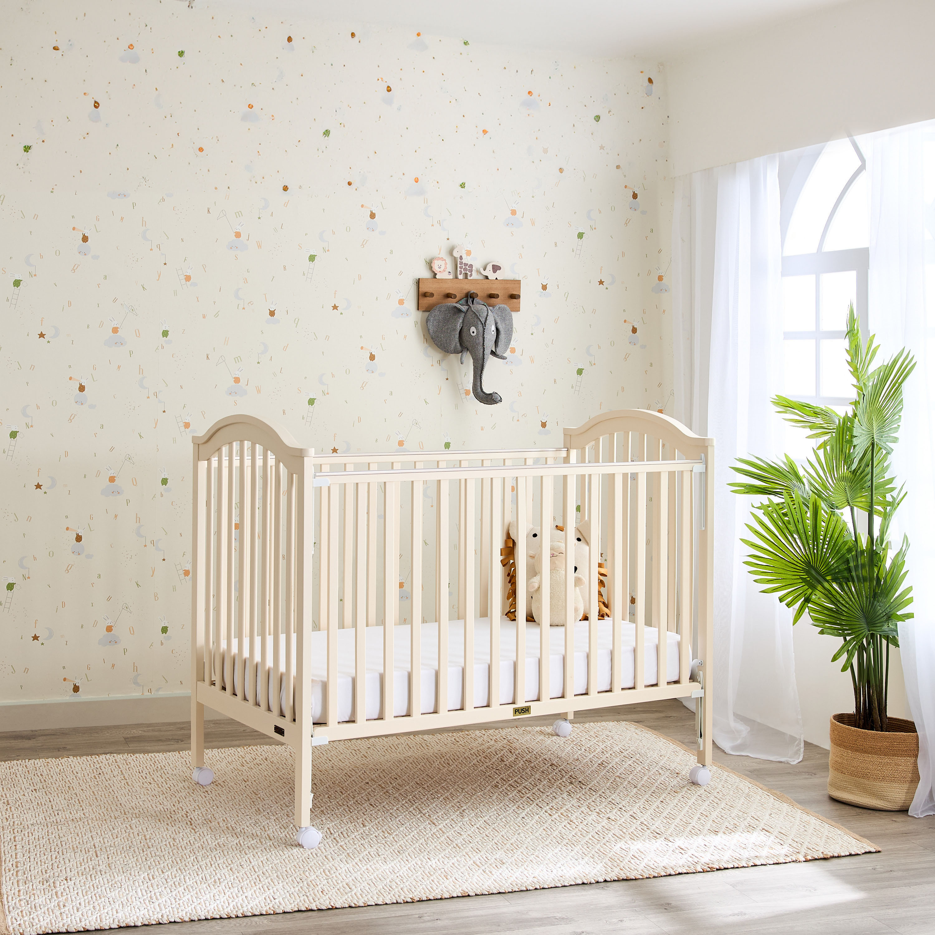 Juniors Henry Crib with Adjustable Height (Up to 3 years)-baby-nursery-furniture-cribsandbeds-babycribs-image-1