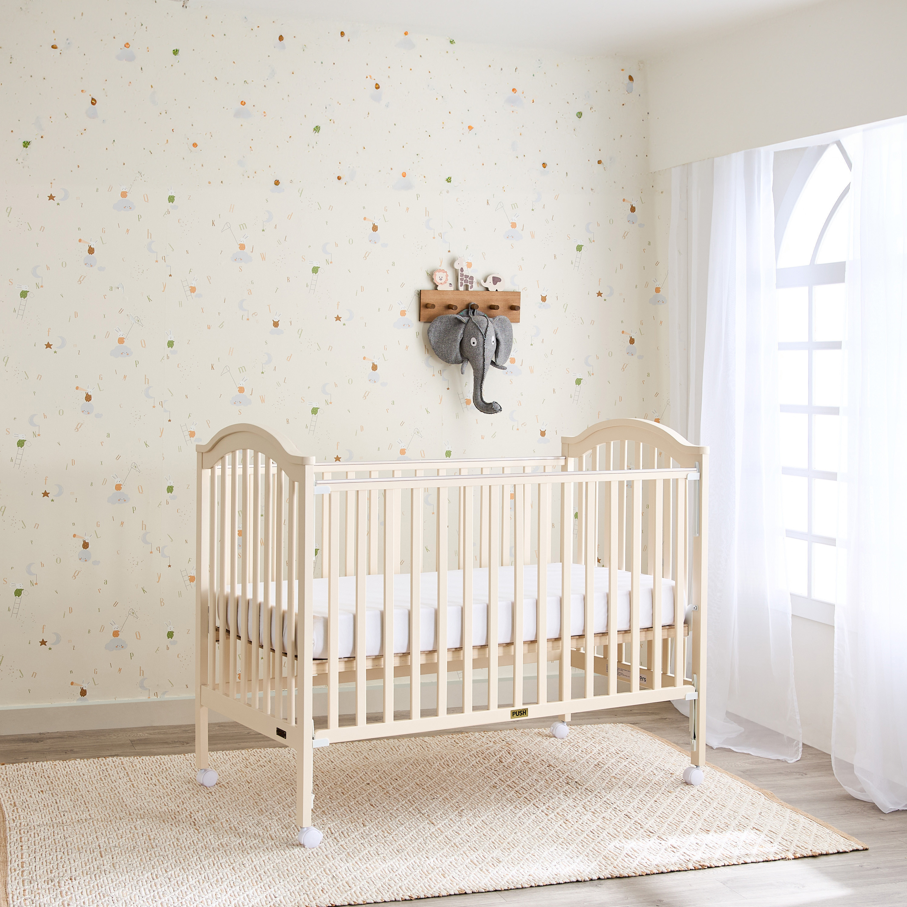 Juniors Henry Crib with Adjustable Height (Up to 3 years)-baby-nursery-furniture-cribsandbeds-babycribs-image-4