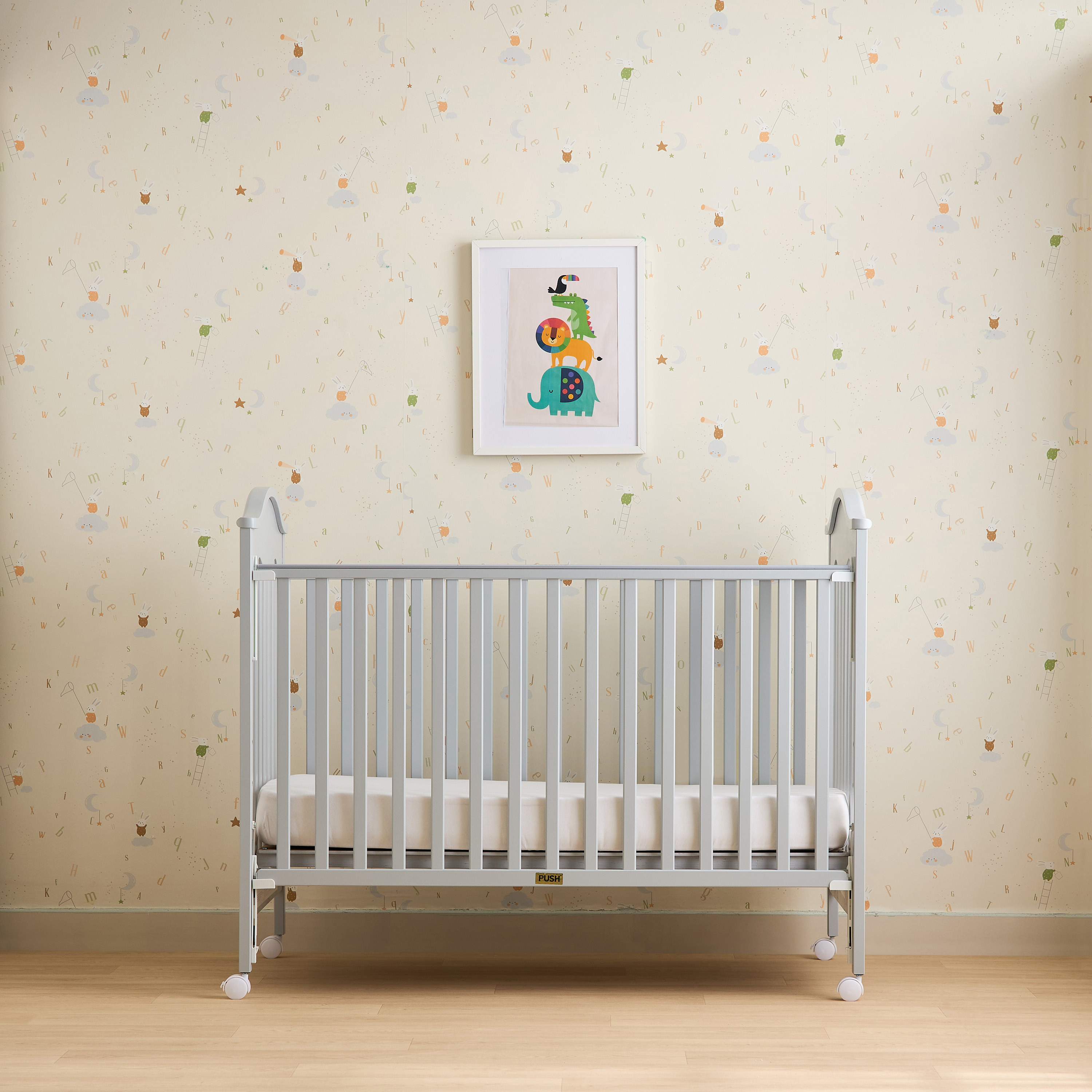 Juniors Charlotte Portable Wooden Crib-baby-nursery-furniture-cribsandbeds-babycribs-image-5