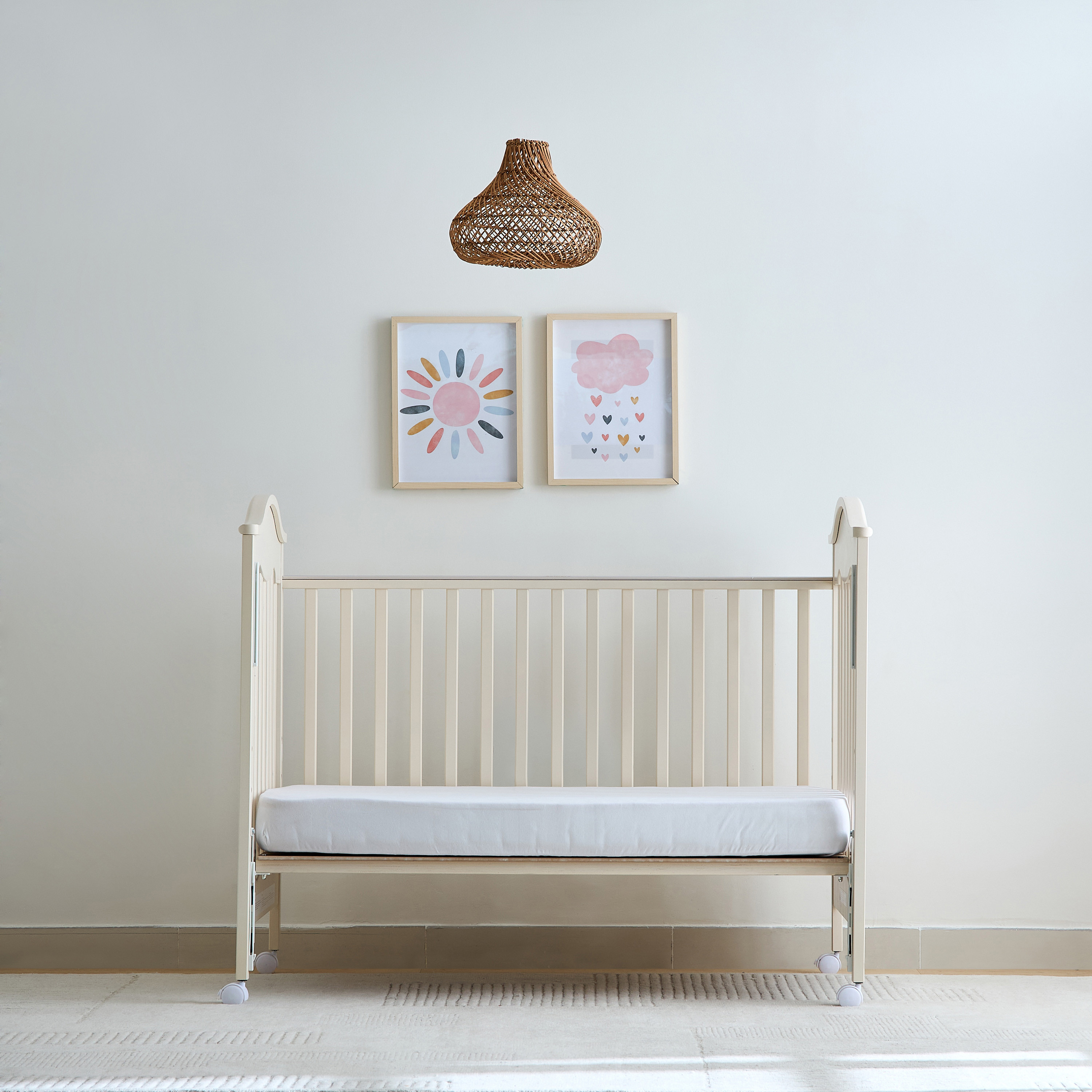 Juniors Charlotte Portable Wooden Crib-baby-nursery-furniture-cribsandbeds-babycribs-image-6